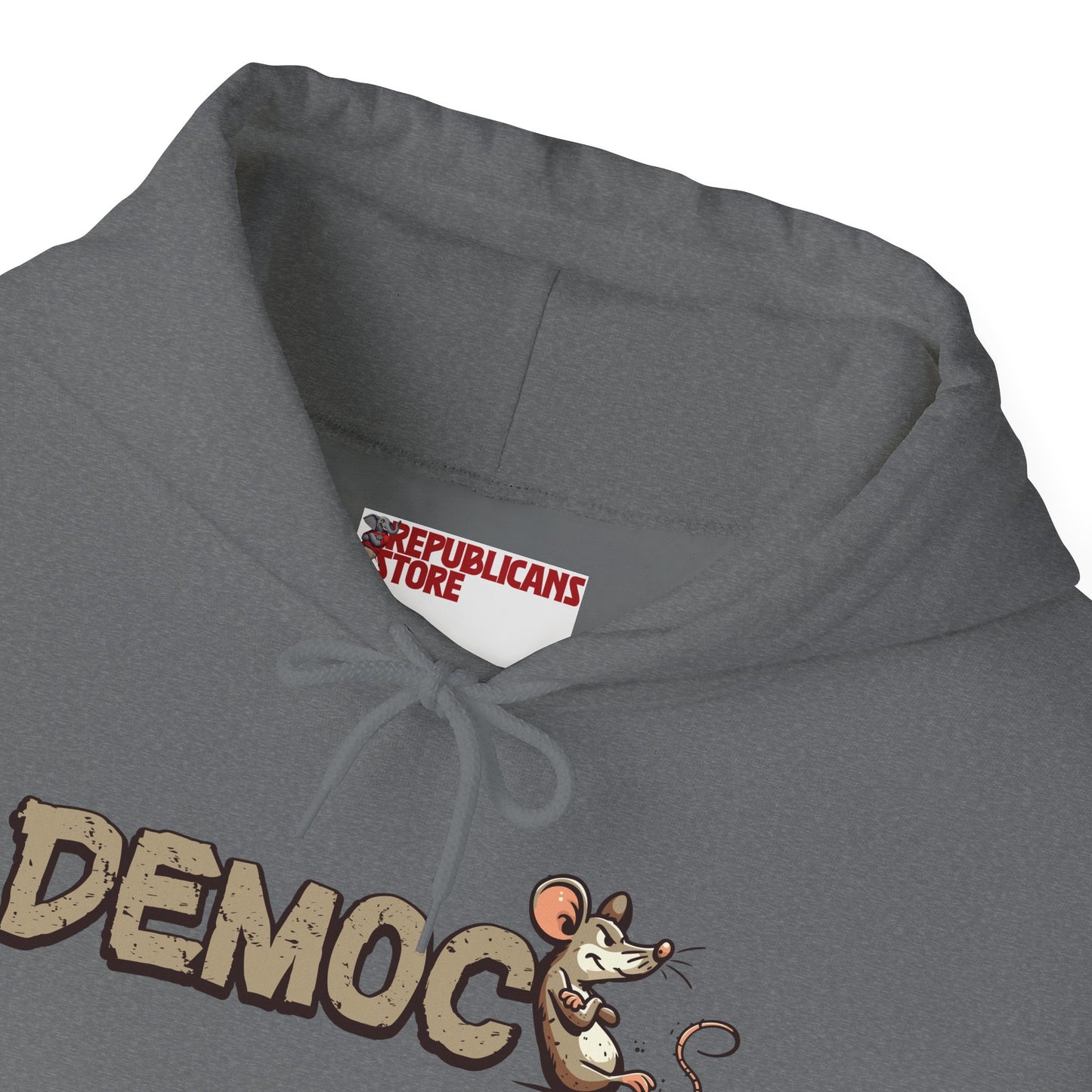 Democ-Rat Funny Political Hoodie