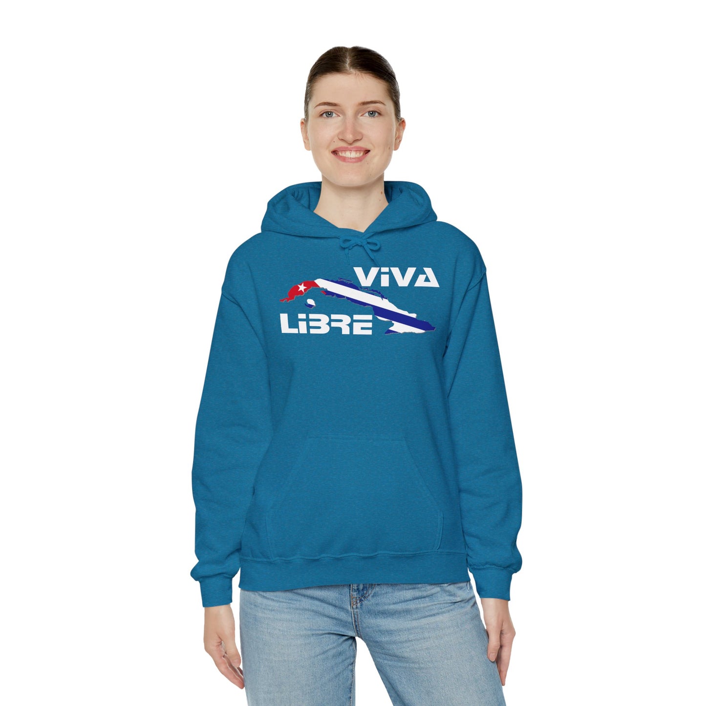 Viva Cuba Libre Patriótico Hoodie