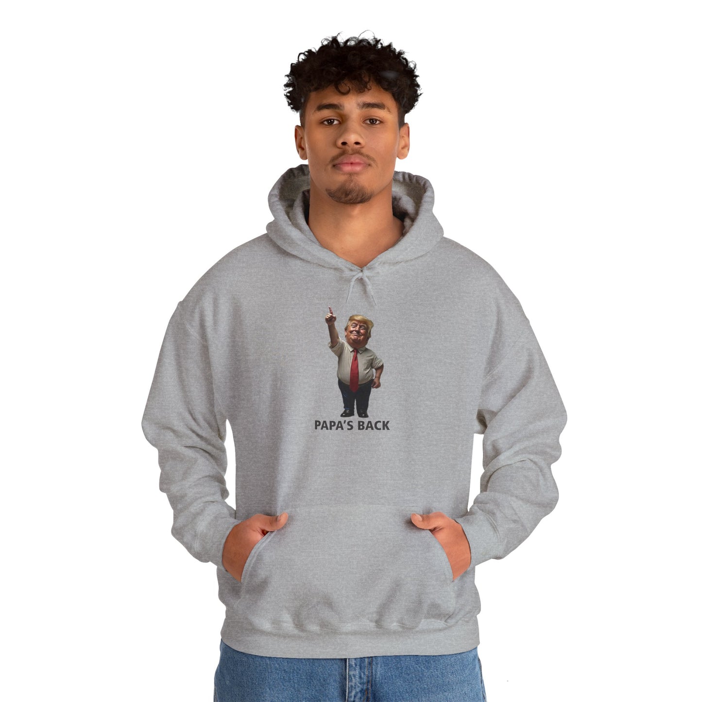 Papa's Back Patriotic Hoodie