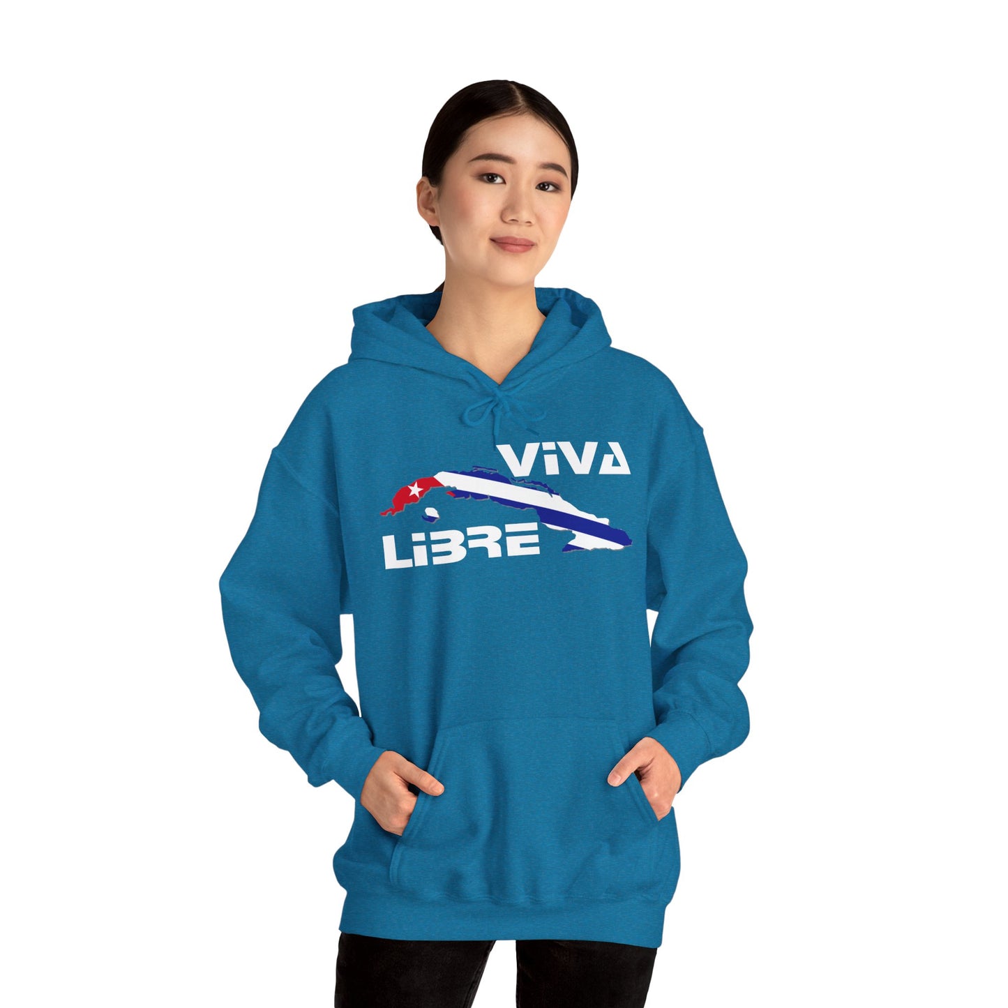 Viva Cuba Libre Patriótico Hoodie