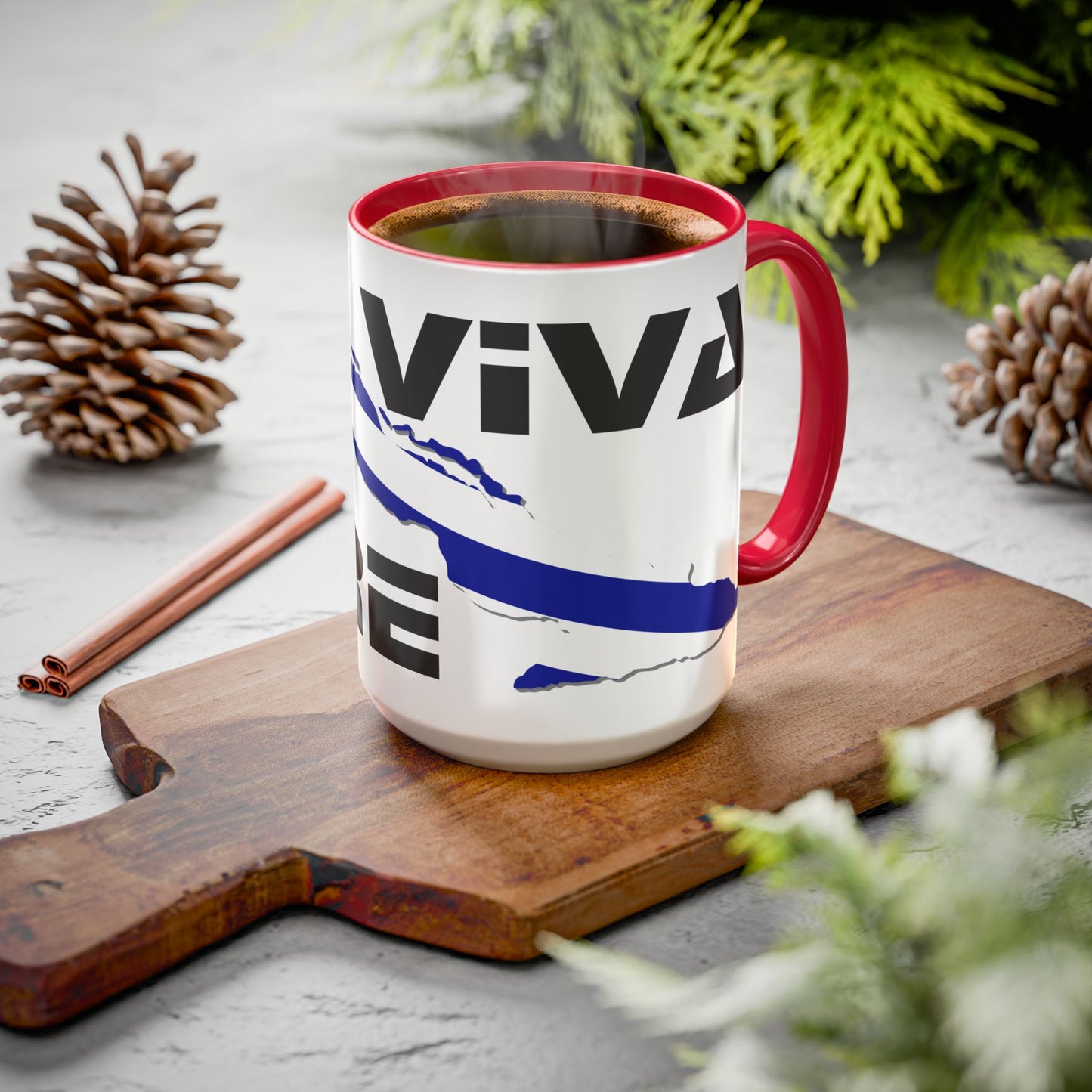 Viva Cuba Libre Patriótica Taza