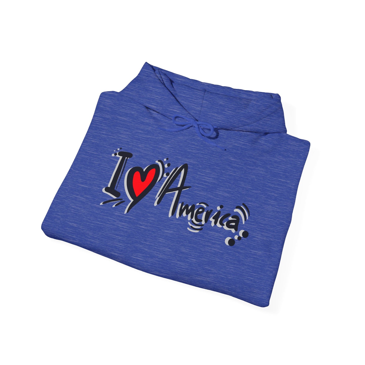 I Love America Unisex Hoodie Sweatshirt