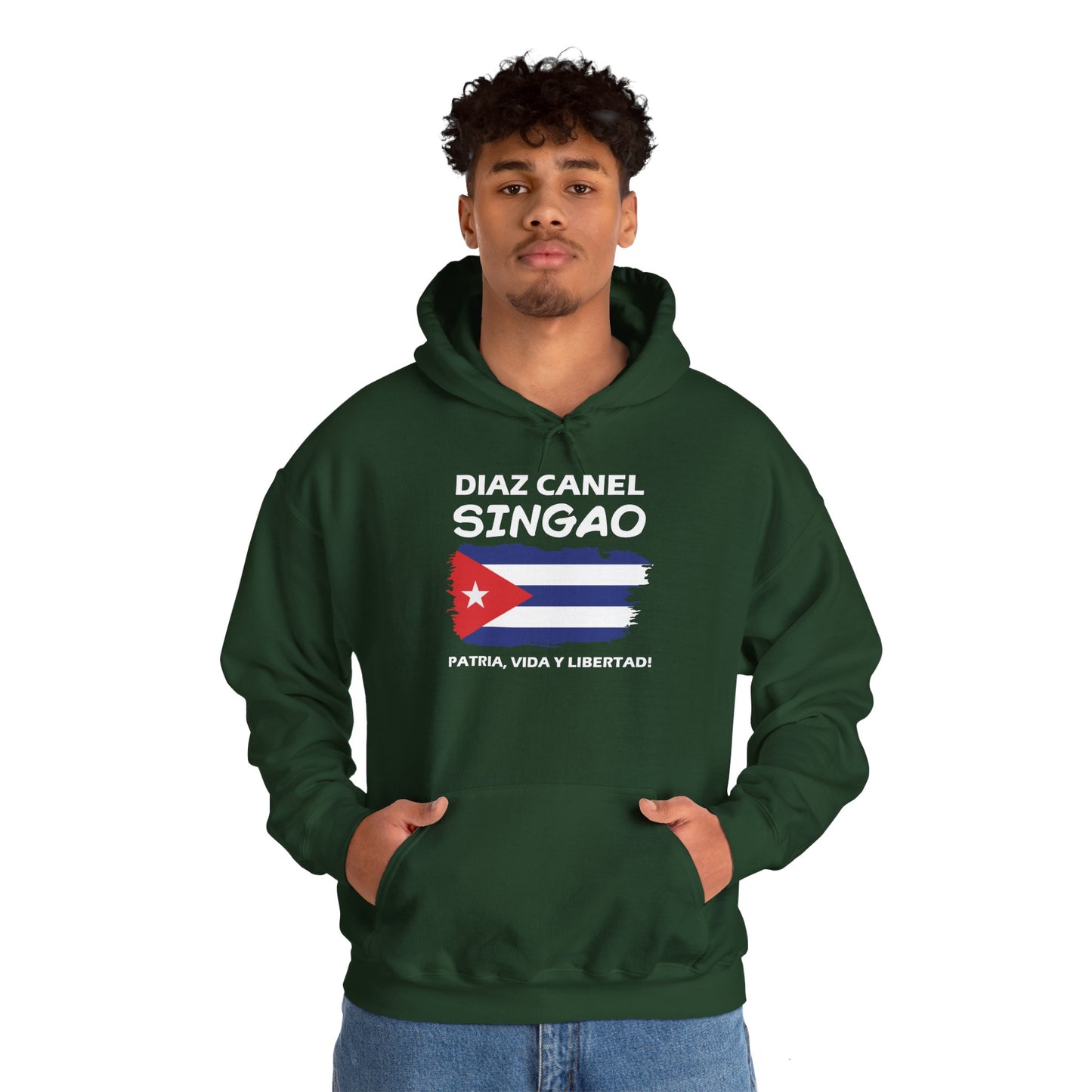 Díaz Canel Singao Patriótico Hoodie
