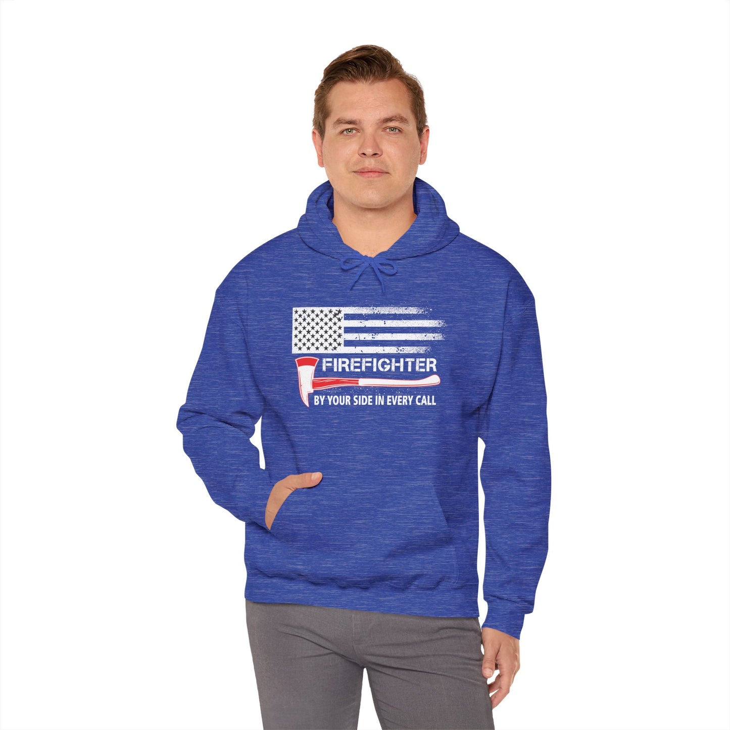 Firefighter Pride Hoodie – By Your Side in Every Call