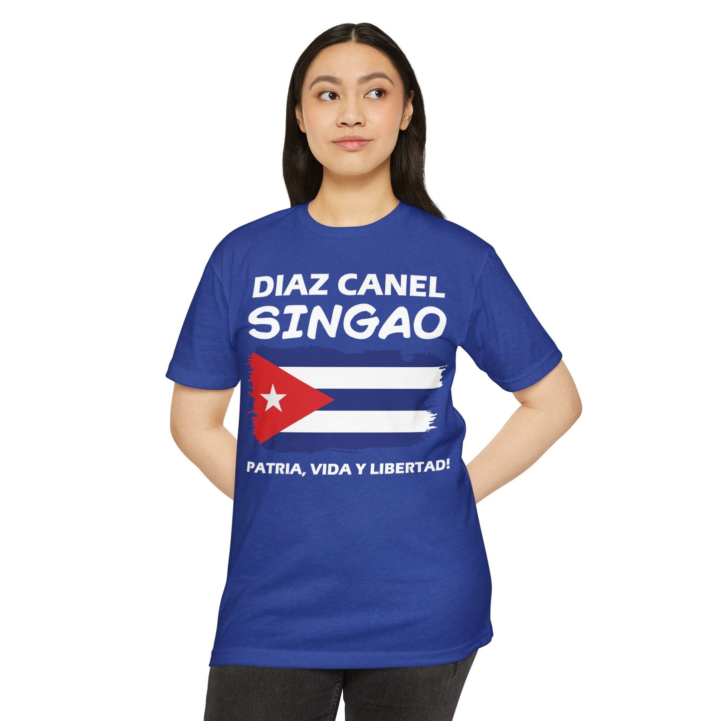 Díaz-Canel Singao Patriótica Camiseta