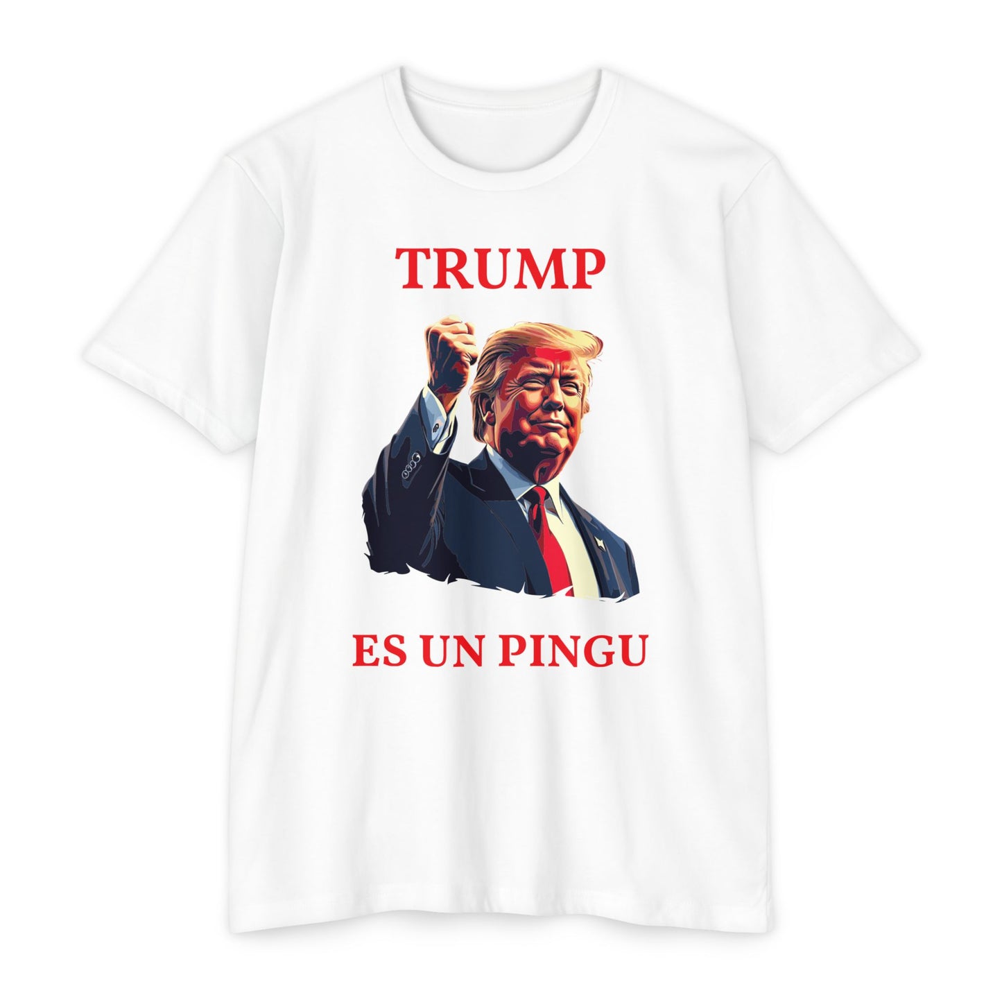 Trump es un Pingú Patriótica Camiseta