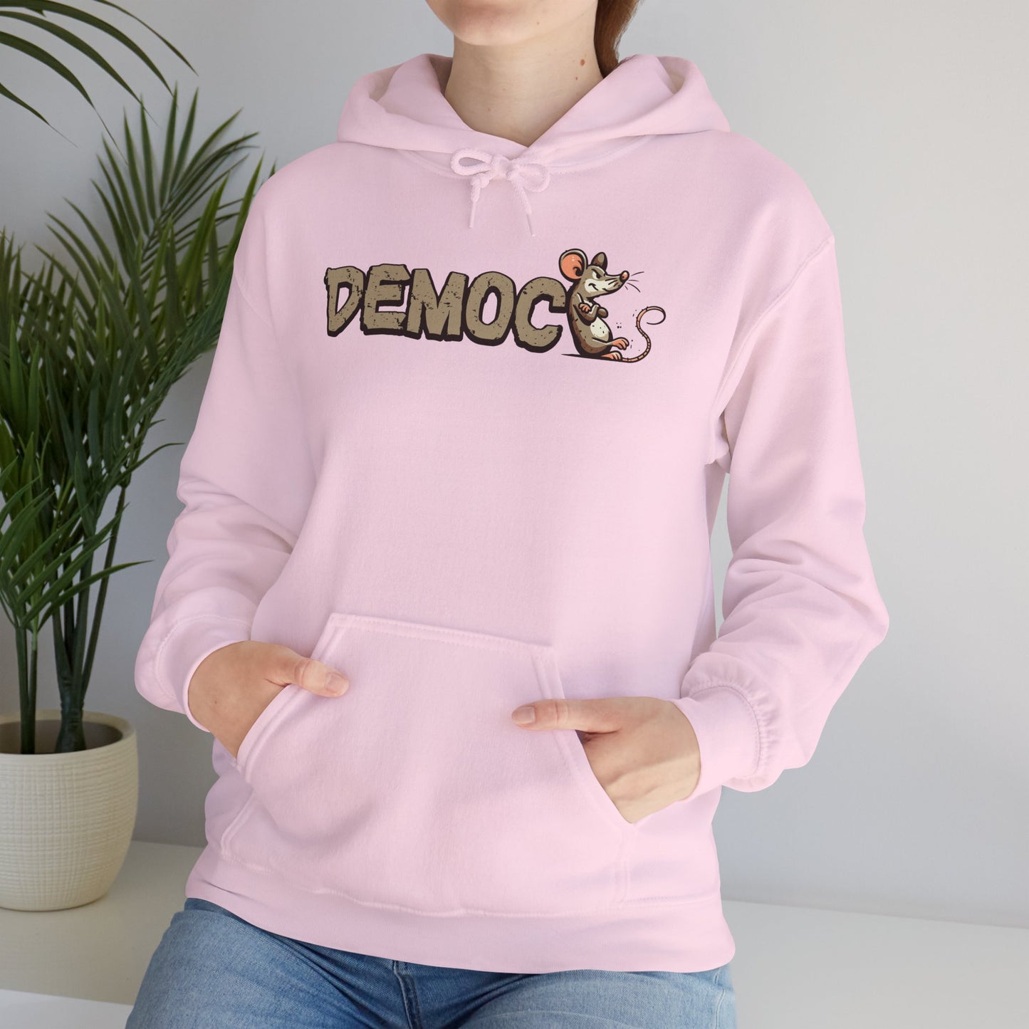 Democ-Rat Funny Political Hoodie