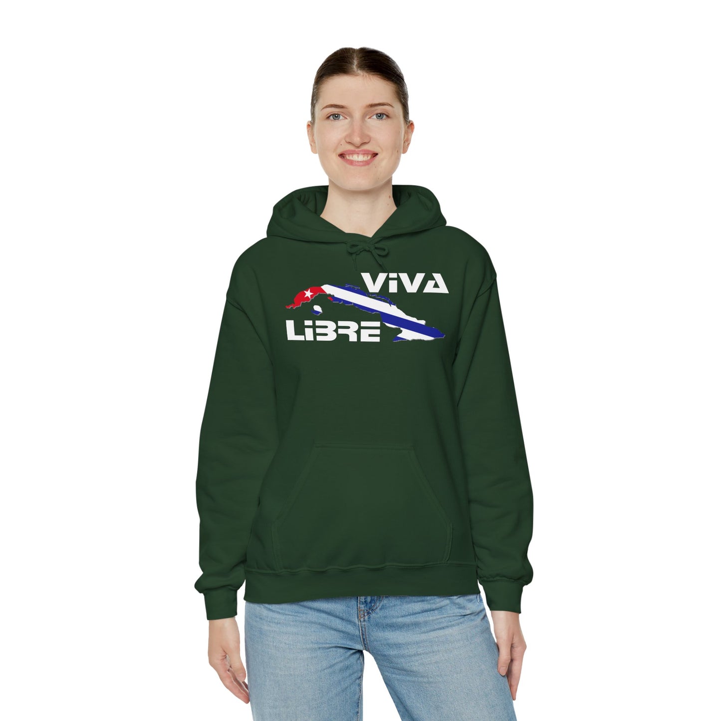 Viva Cuba Libre Patriótico Hoodie