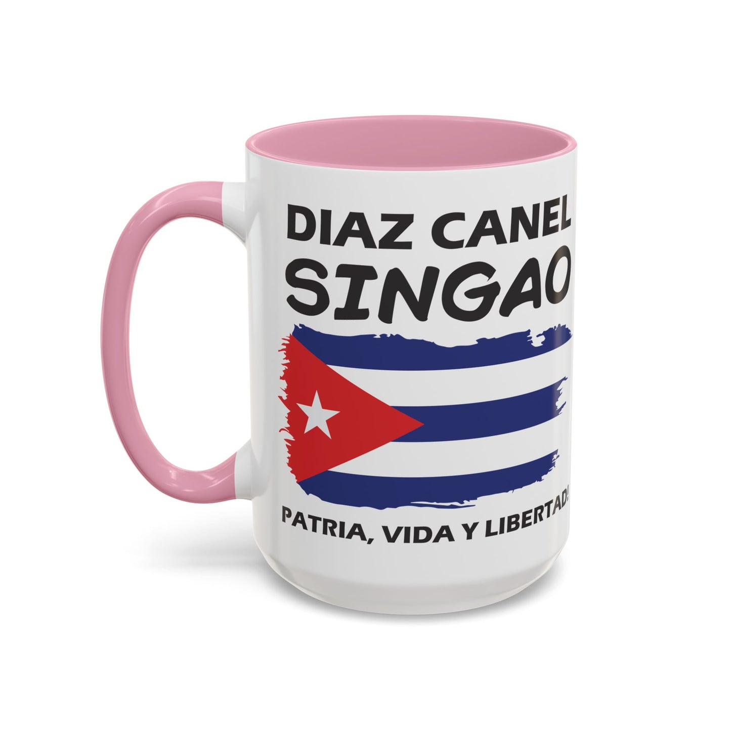 Díaz-Canel Singao Patriótica Taza