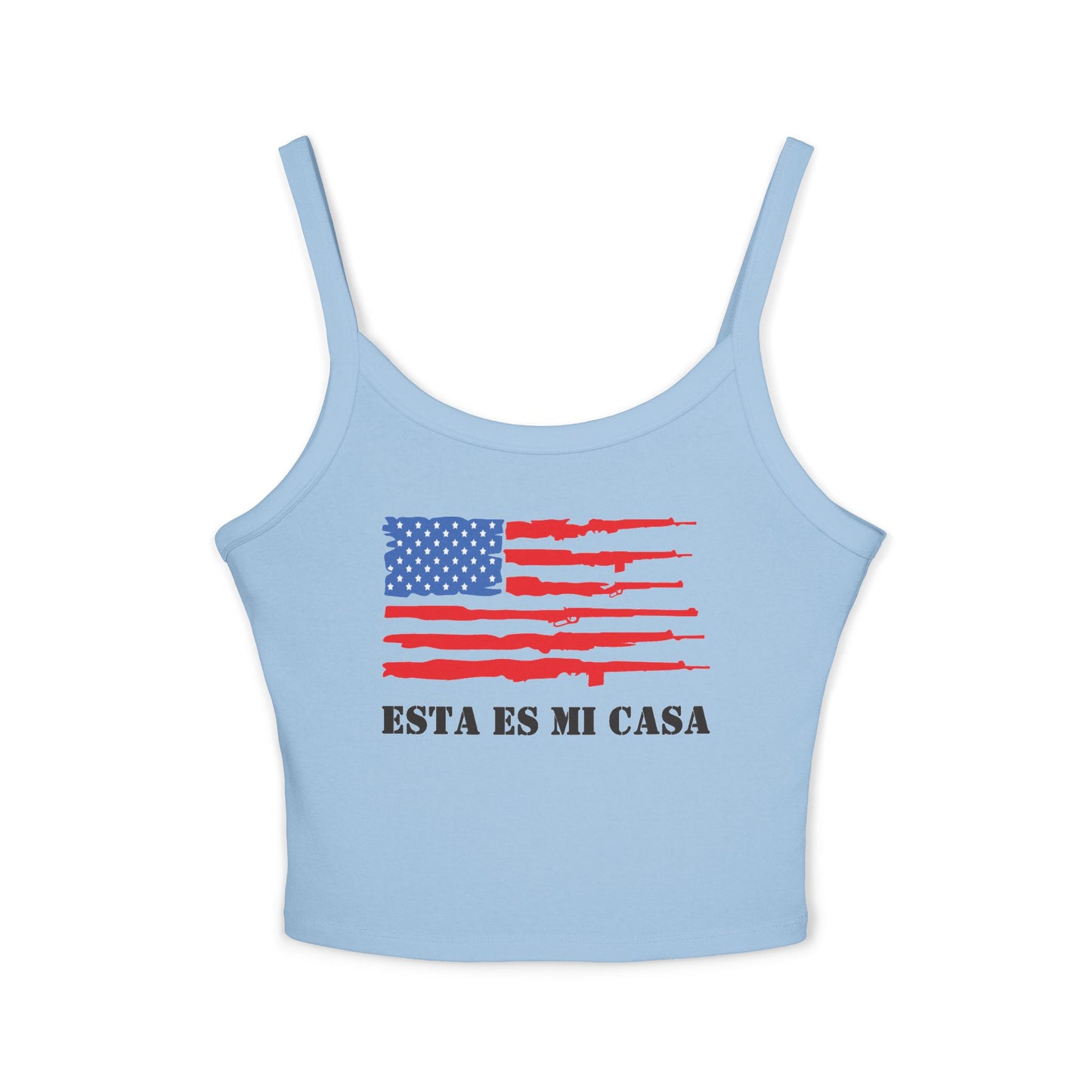 Esta es mi Casa Patriótico Tank Top