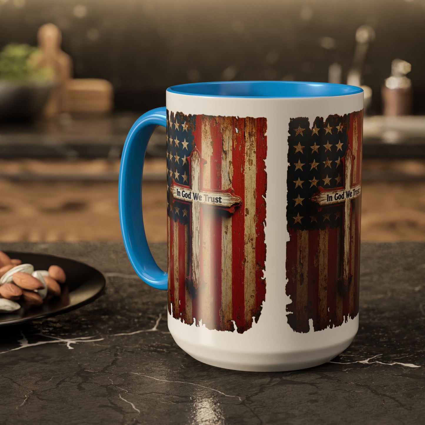 In God We Trust Patriotic Coffee Mug