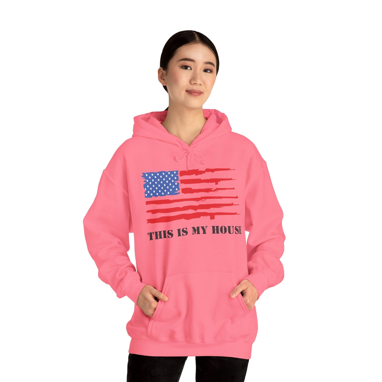 This Is My House Patriotic Hooded Sweatshirt