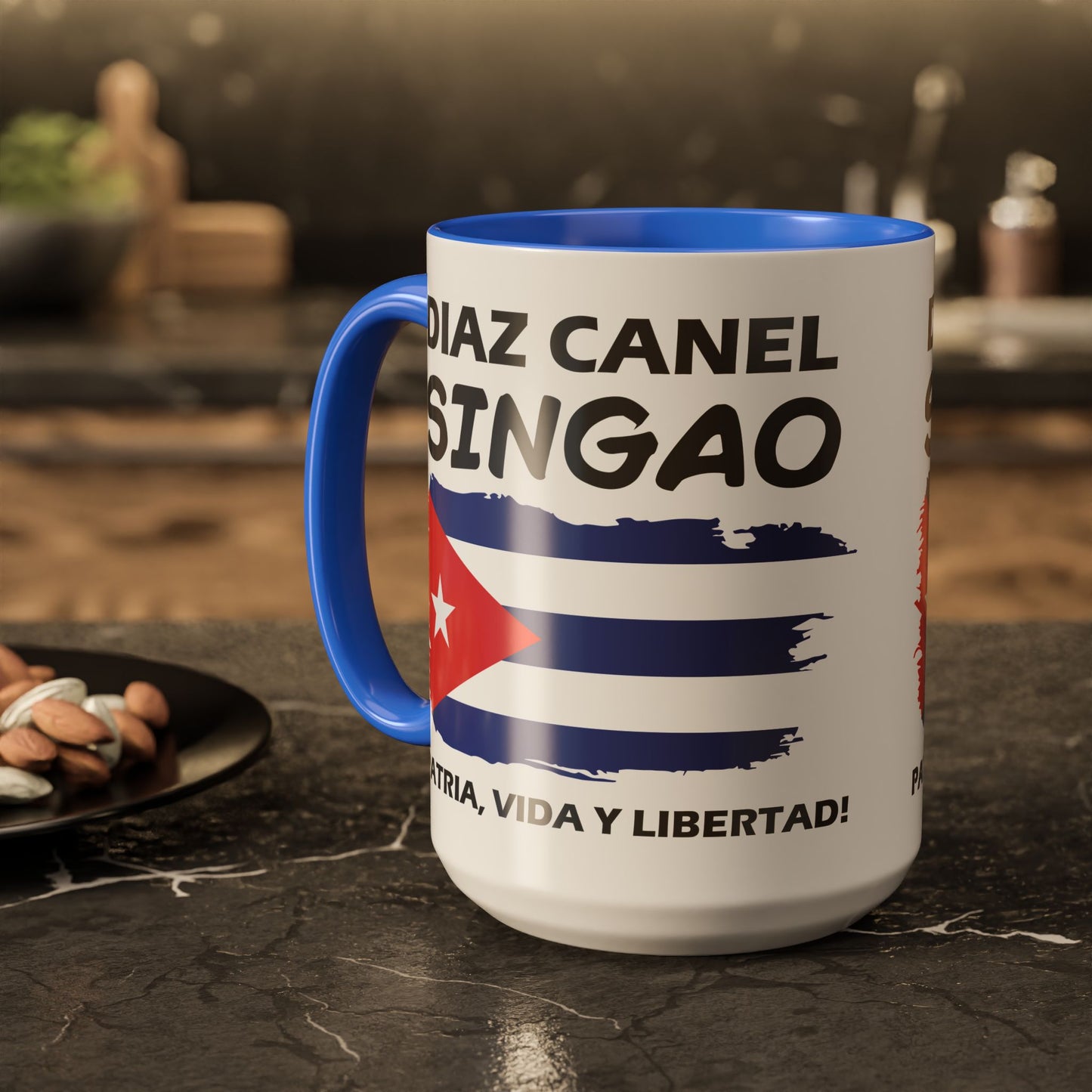 Díaz-Canel Singao Patriótica Taza