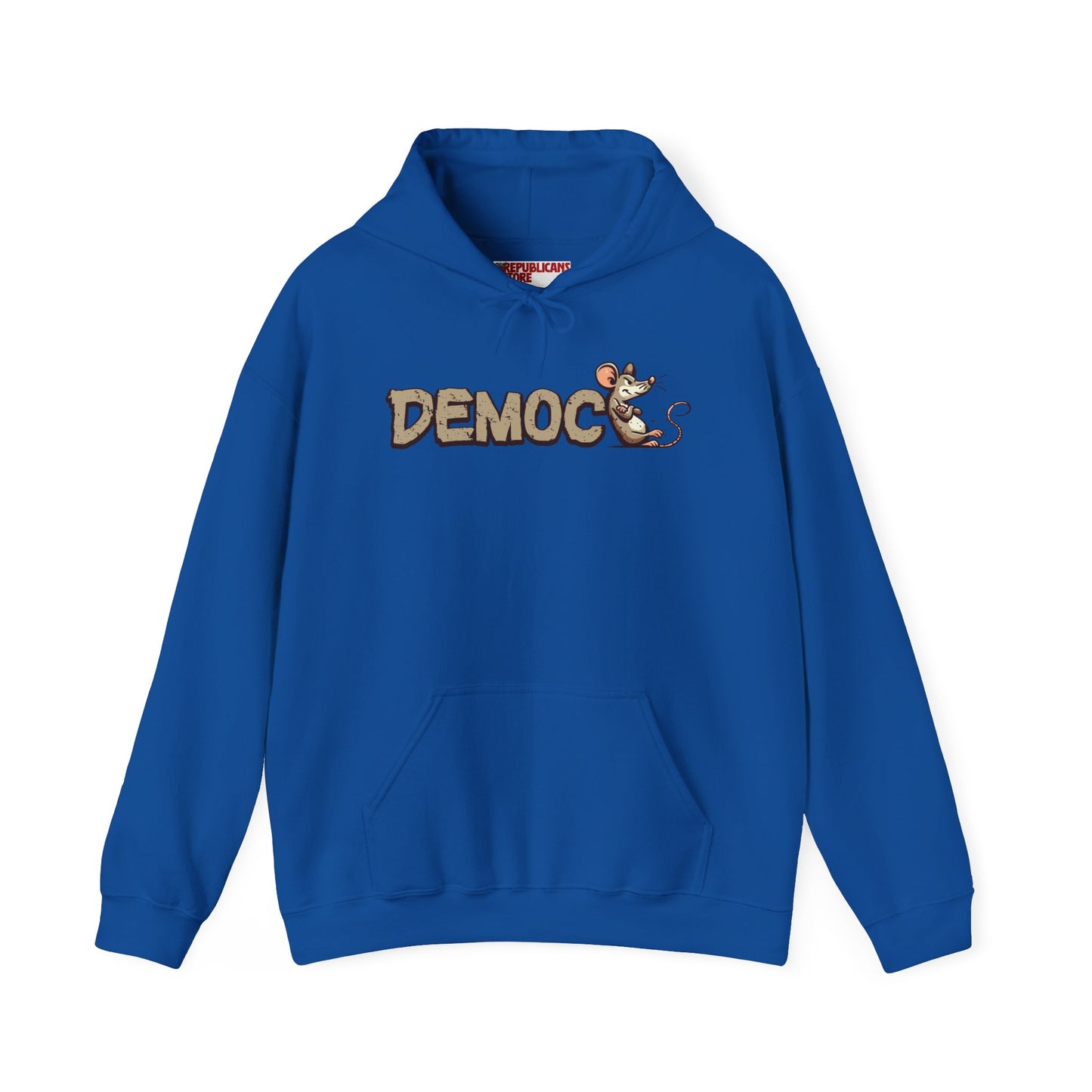 Democ-Rat Funny Political Hoodie