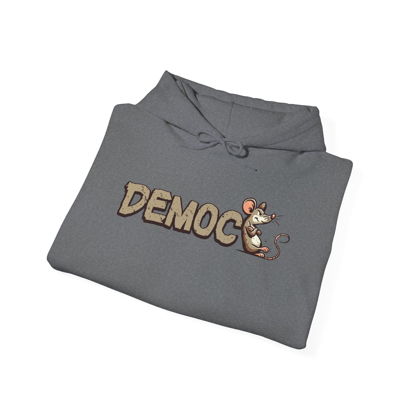 Democ-Rat Funny Political Hoodie