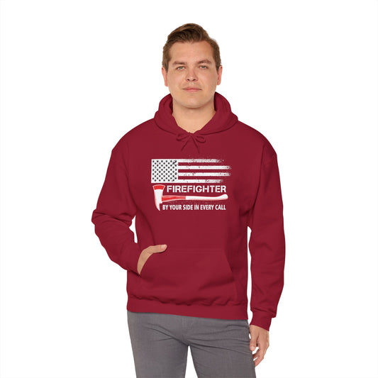Firefighter Pride Hoodie – By Your Side in Every Call