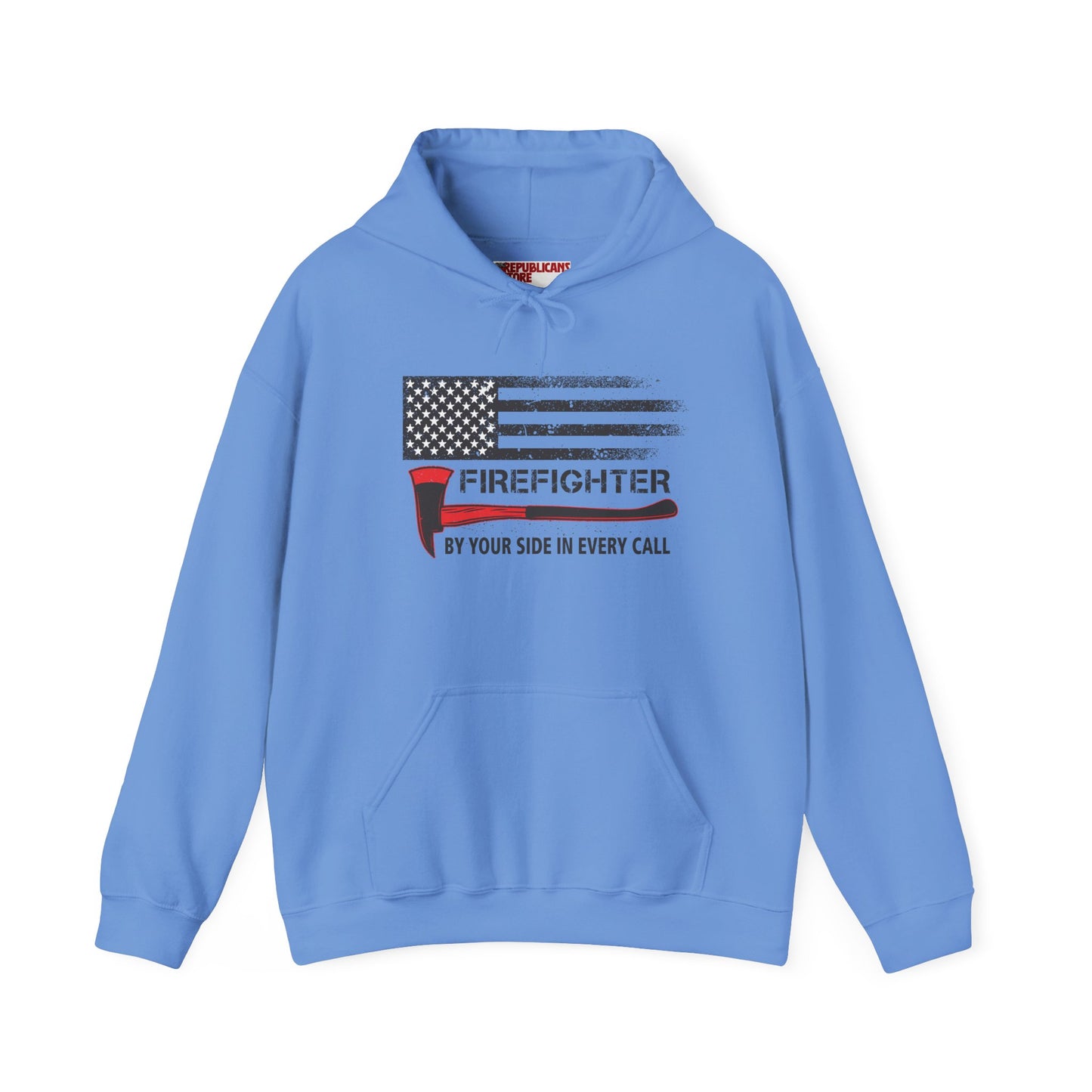 Firefighter Pride Hoodie – By Your Side in Every Call