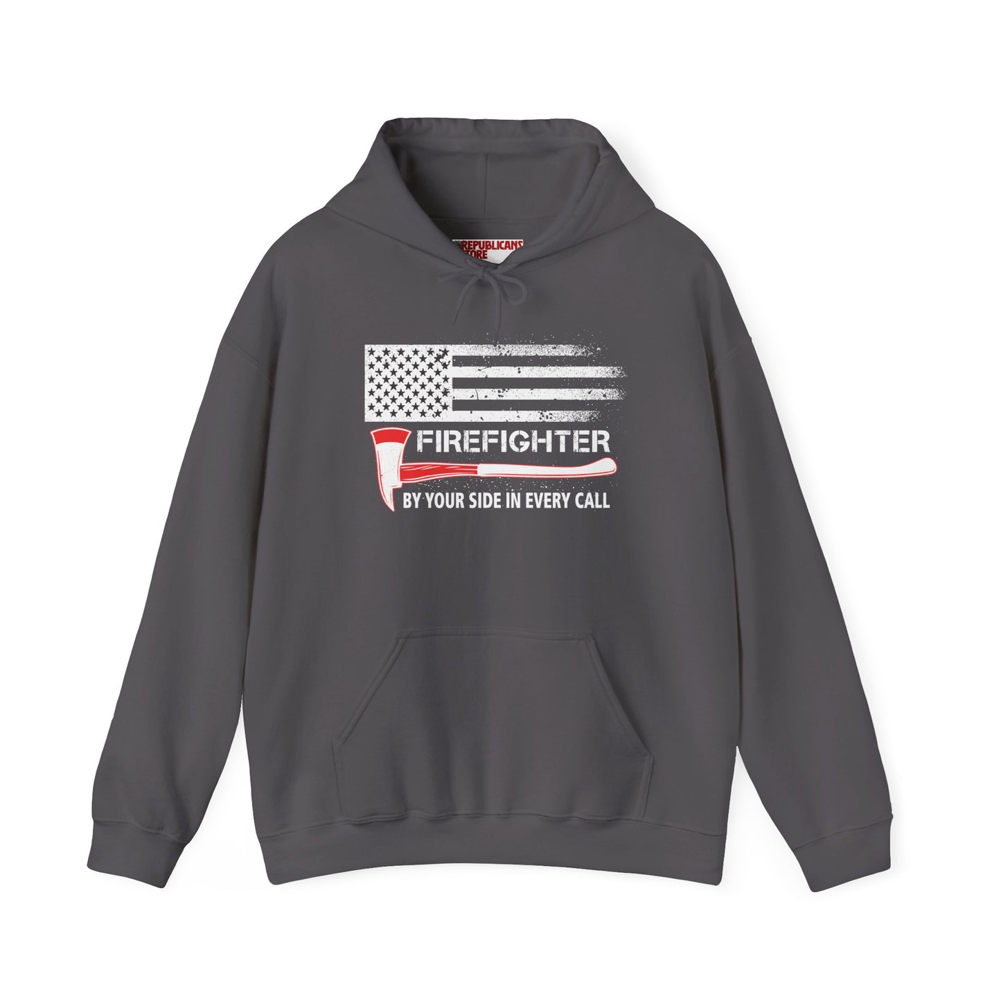Firefighter Pride Hoodie – By Your Side in Every Call