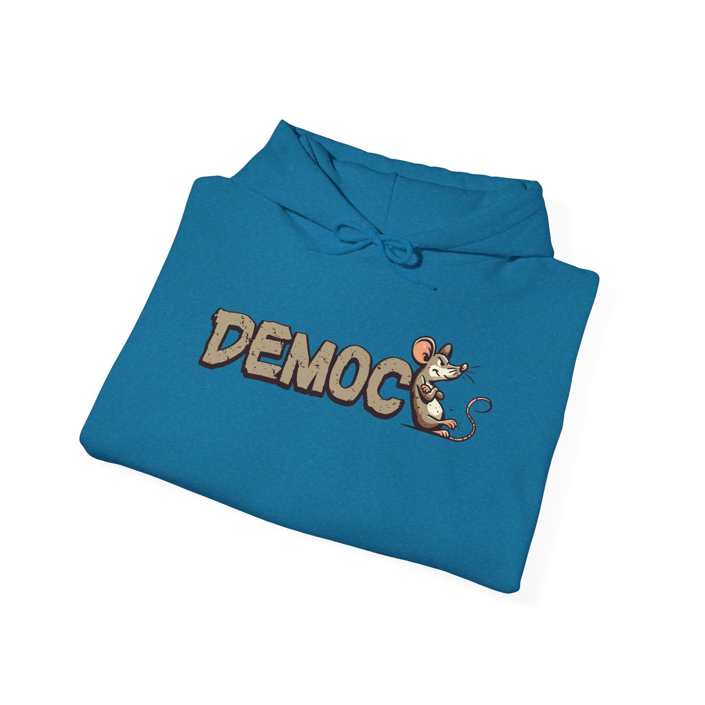 Democ-Rat Funny Political Hoodie