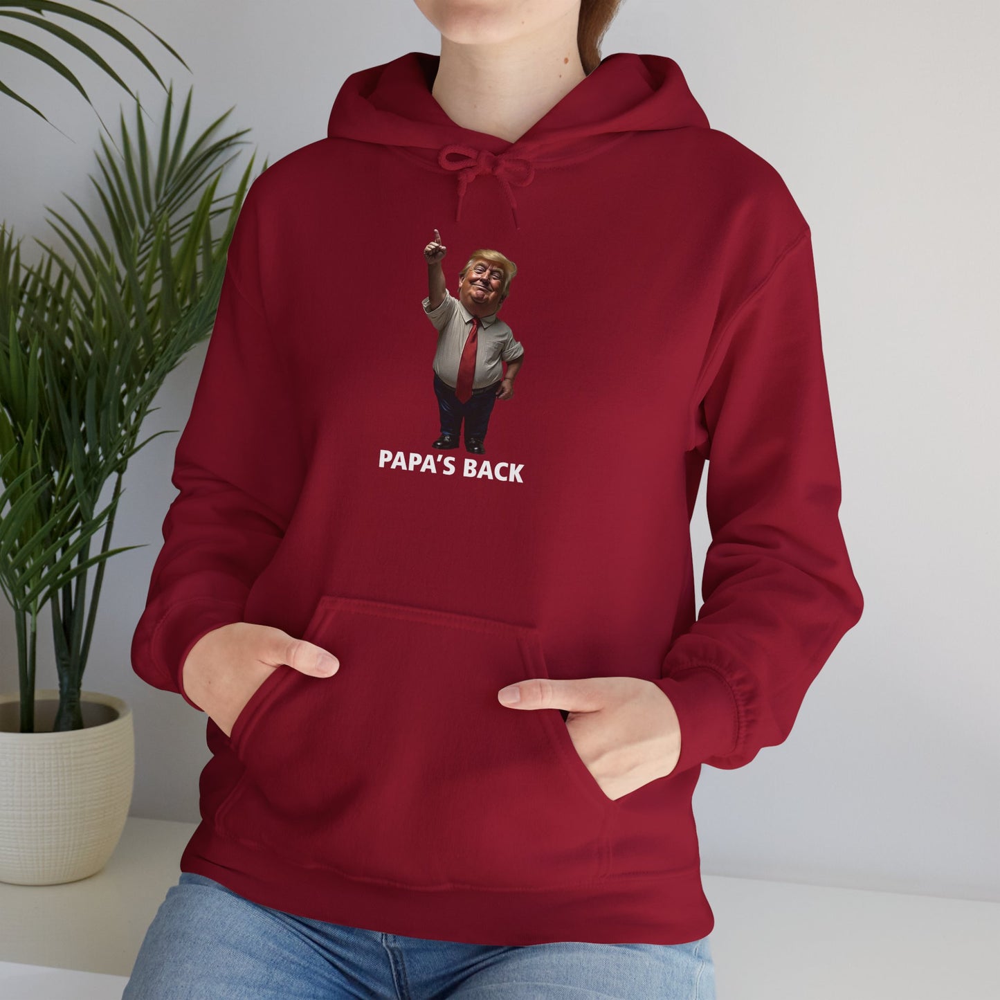 Papa's Back Patriotic Hoodie