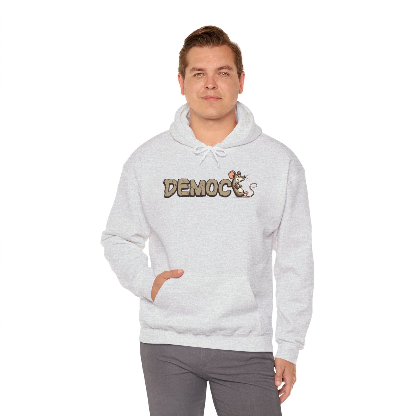 Democ-Rat Funny Political Hoodie