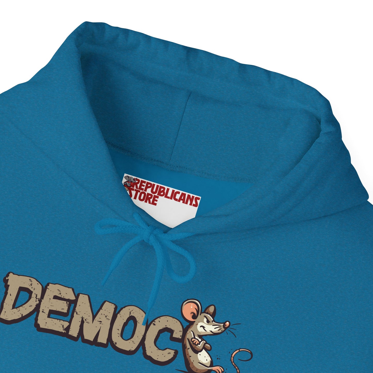 Democ-Rat Funny Political Hoodie
