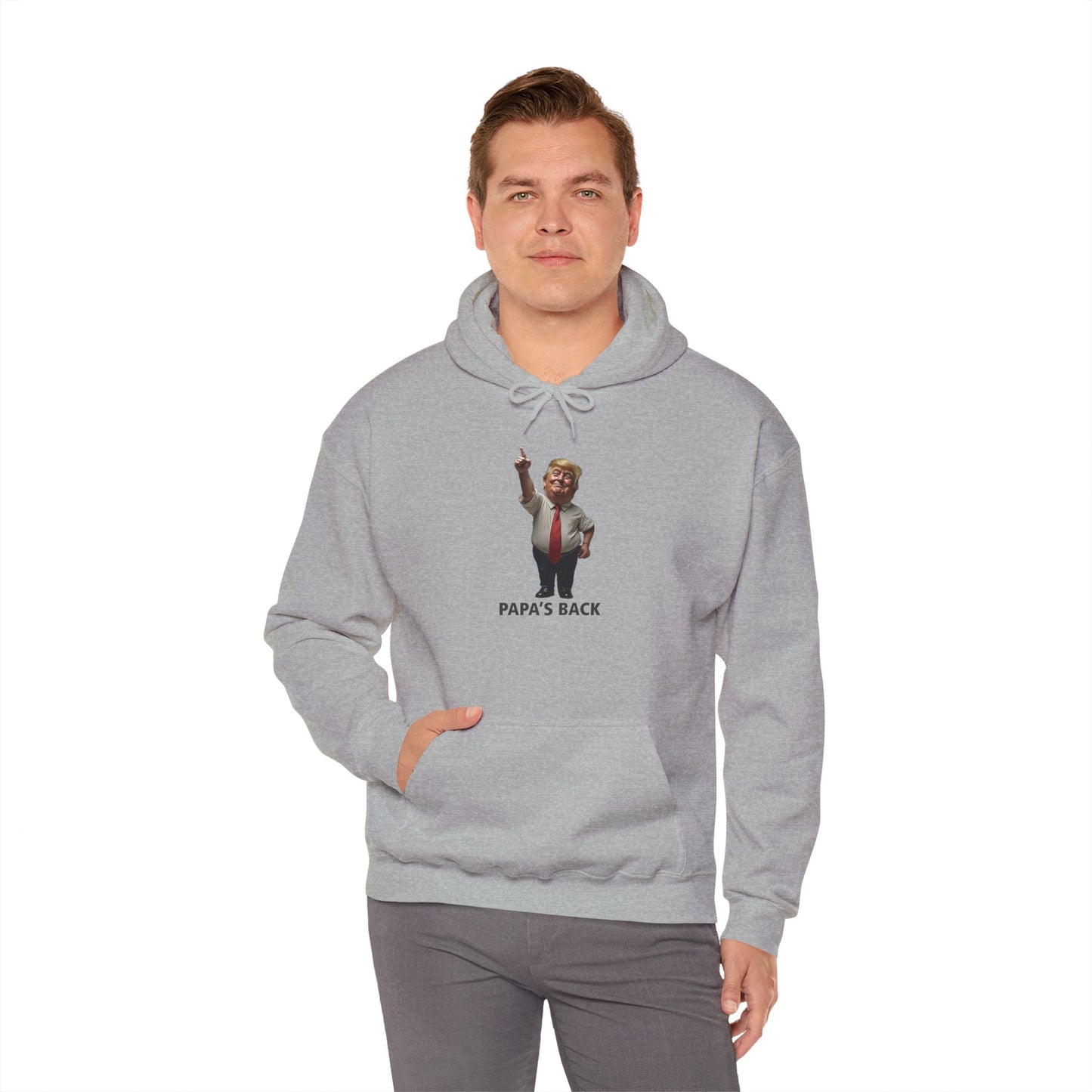Papa's Back Patriotic Hoodie