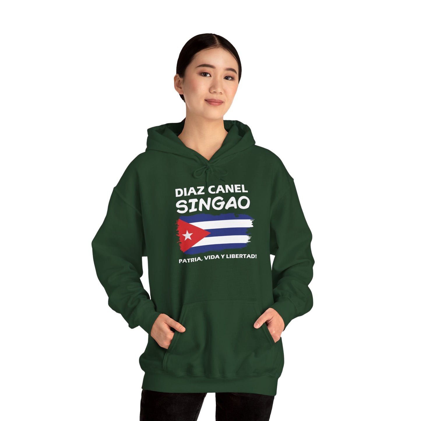 Díaz Canel Singao Patriótico Hoodie