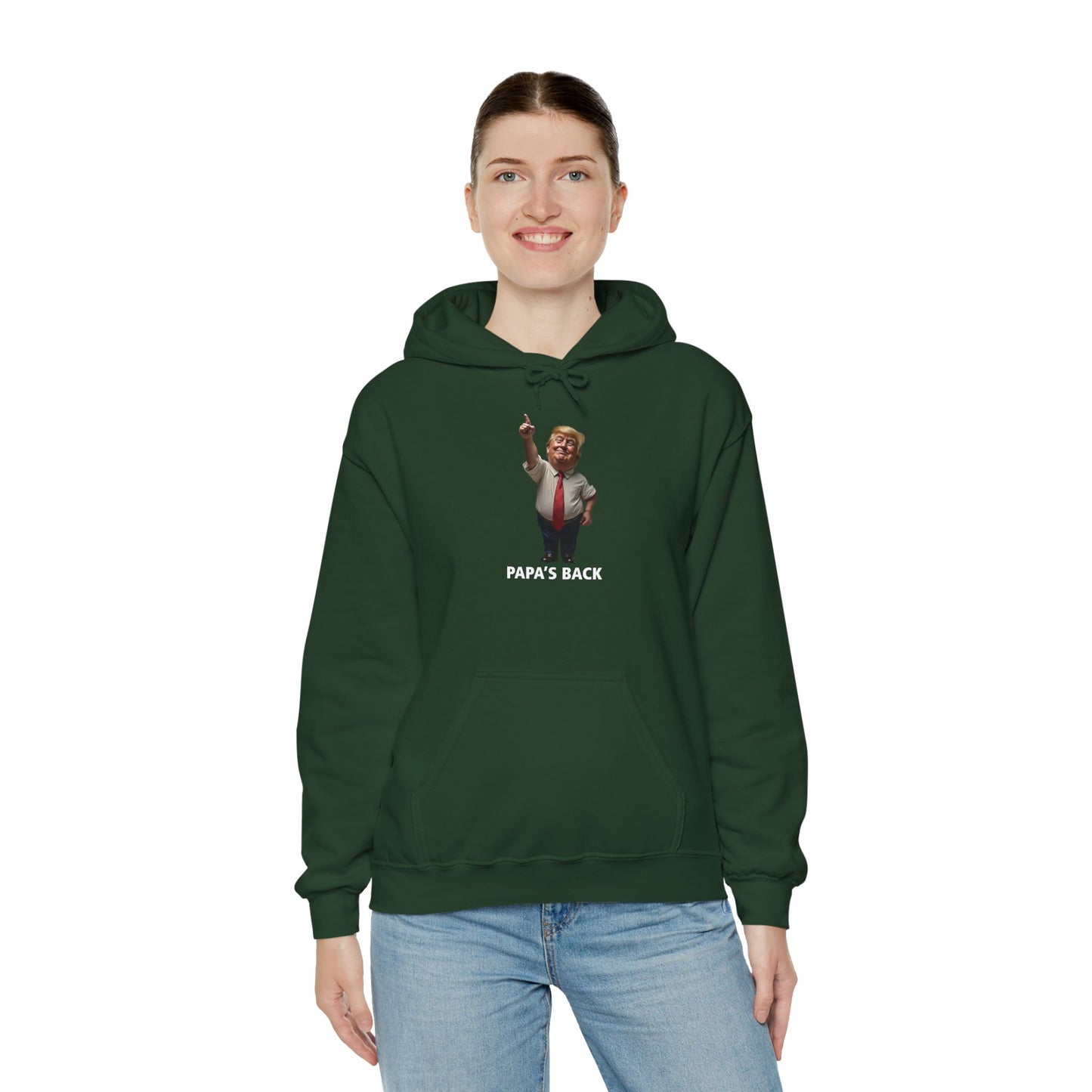 Papa's Back Patriotic Hoodie