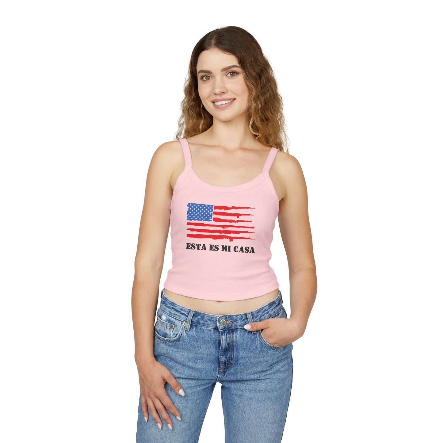 Esta es mi Casa Patriótico Tank Top