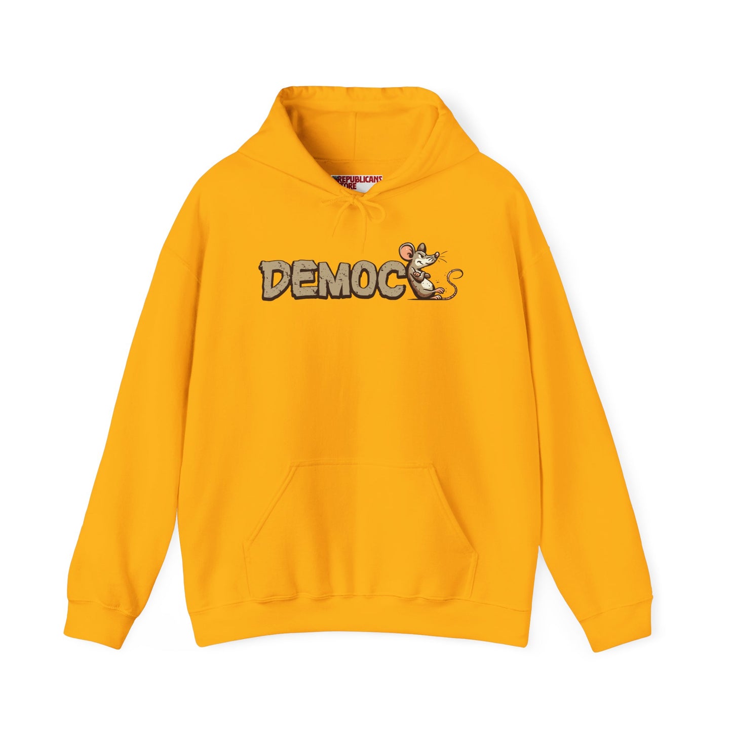 Democ-Rat Funny Political Hoodie