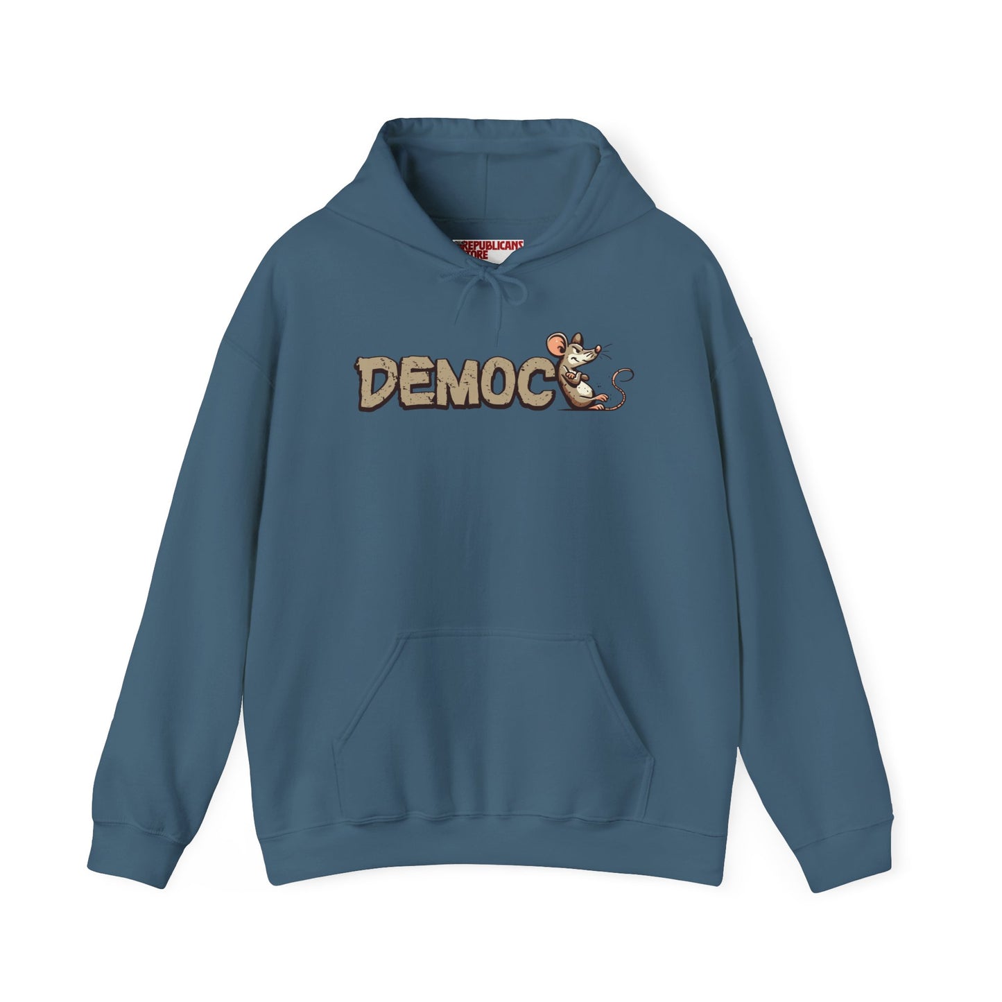 Democ-Rat Funny Political Hoodie