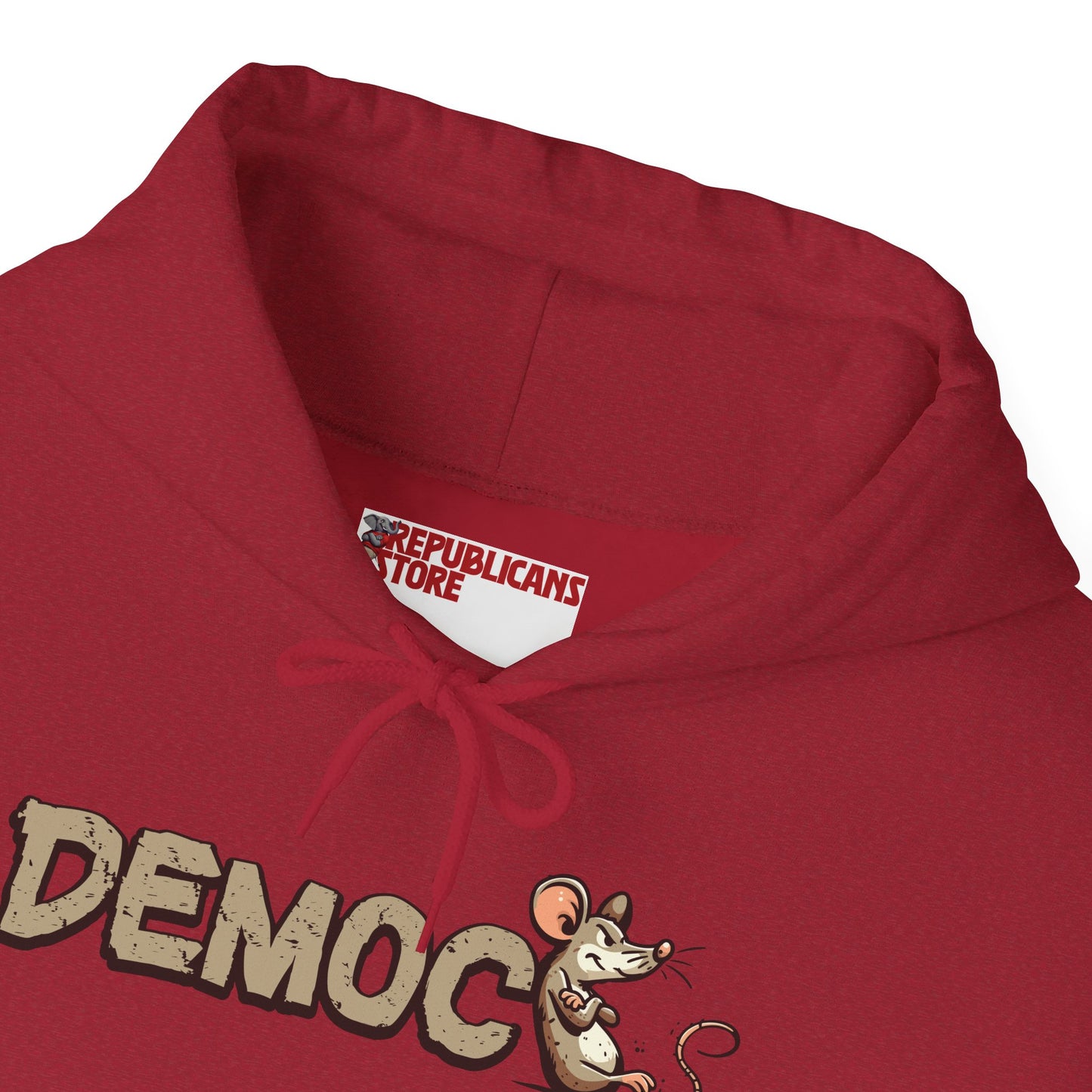 Democ-Rat Funny Political Hoodie