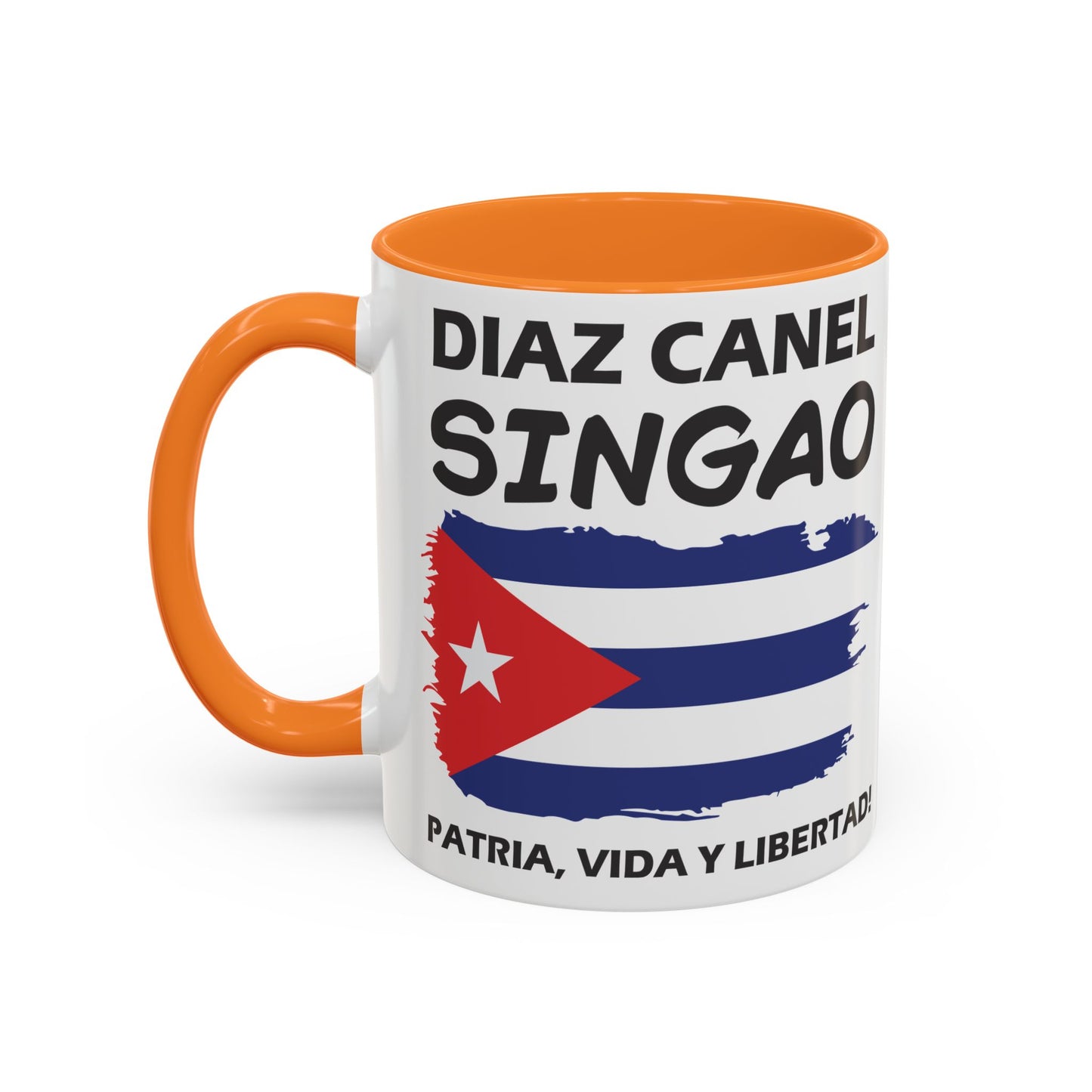 Díaz-Canel Singao Patriótica Taza