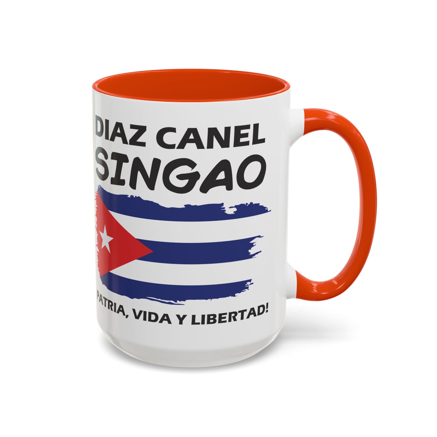 Díaz-Canel Singao Patriótica Taza