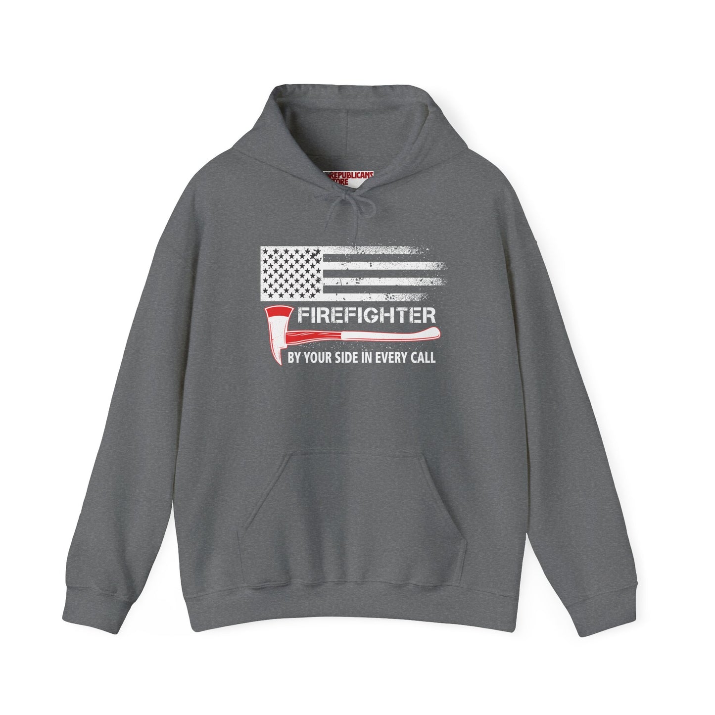 Firefighter Pride Hoodie – By Your Side in Every Call