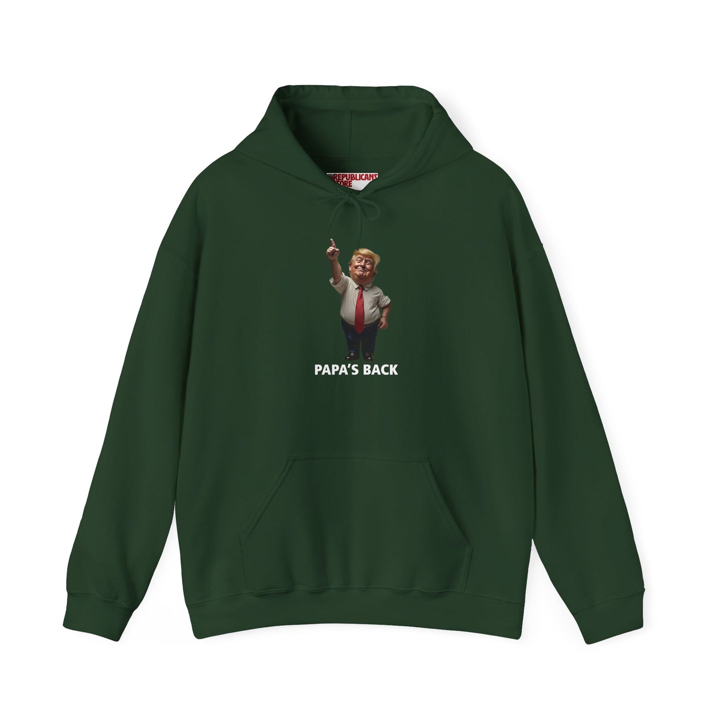 Papa's Back Patriotic Hoodie