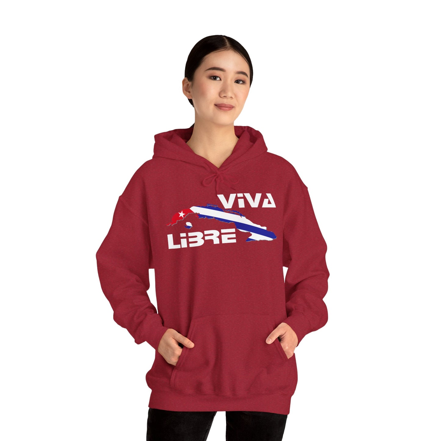 Viva Cuba Libre Patriótico Hoodie