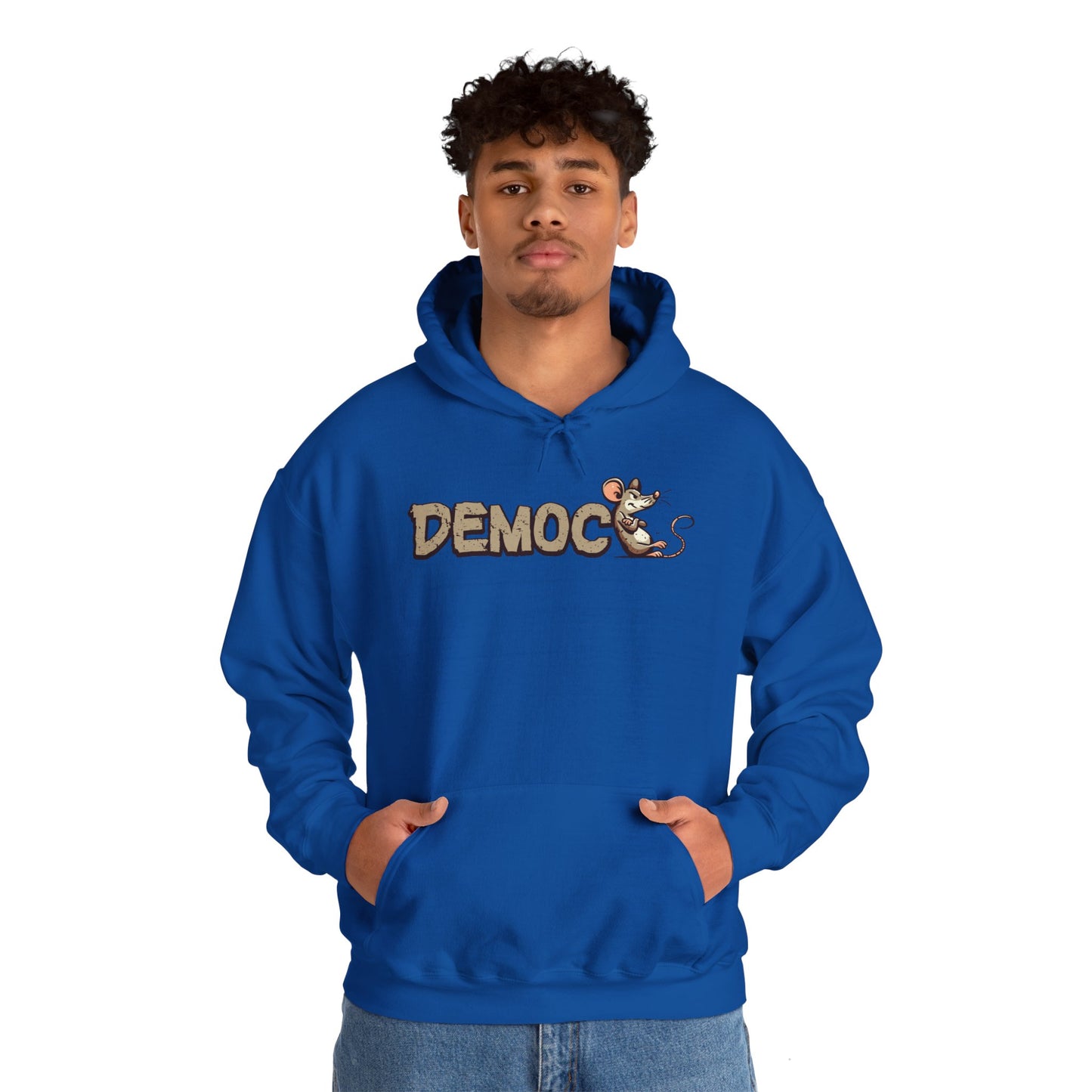 Democ-Rat Funny Political Hoodie