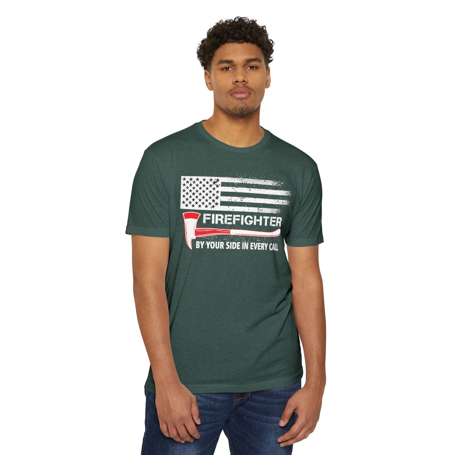 Firefighter Pride T-Shirt – By Your Side in Every Call