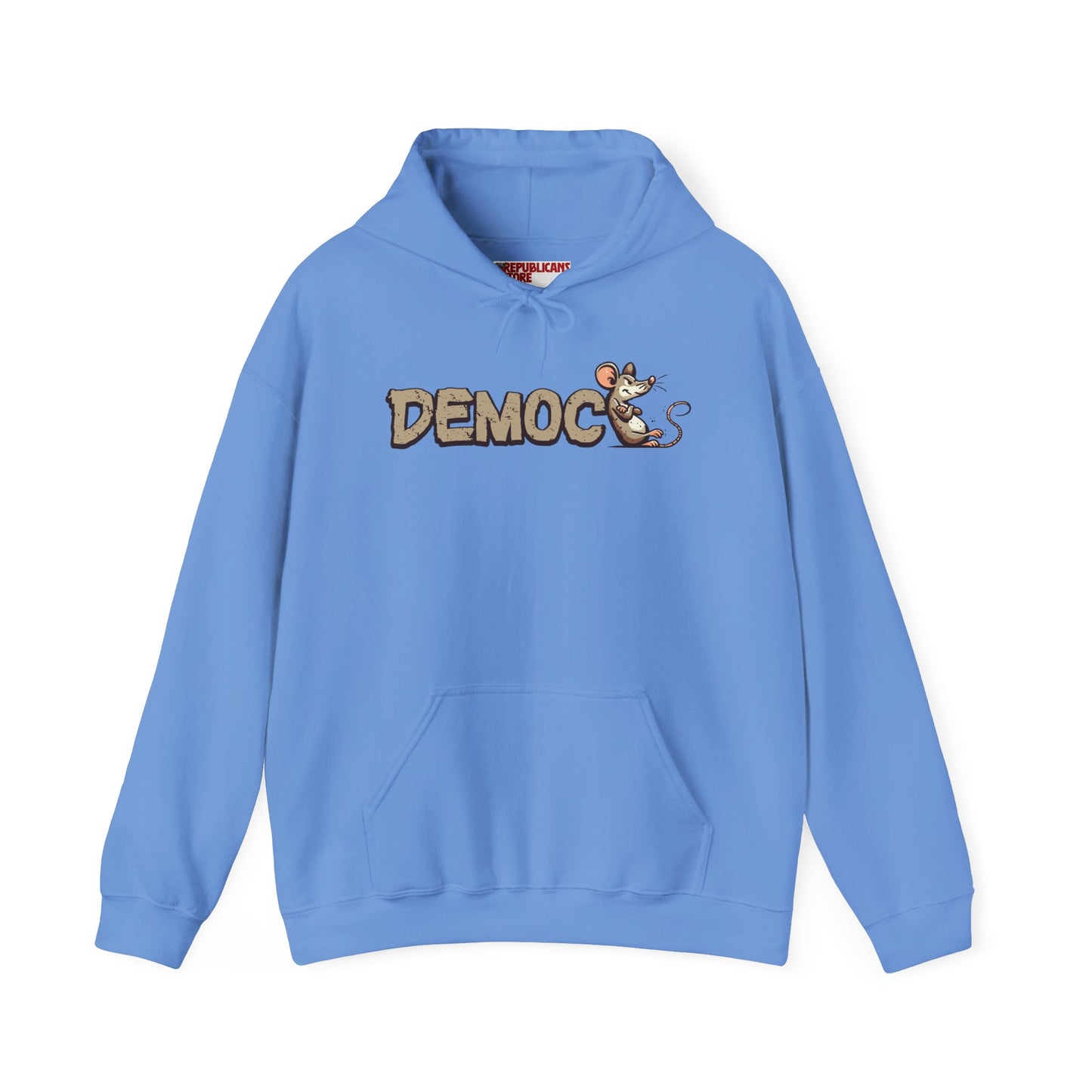Democ-Rat Funny Political Hoodie