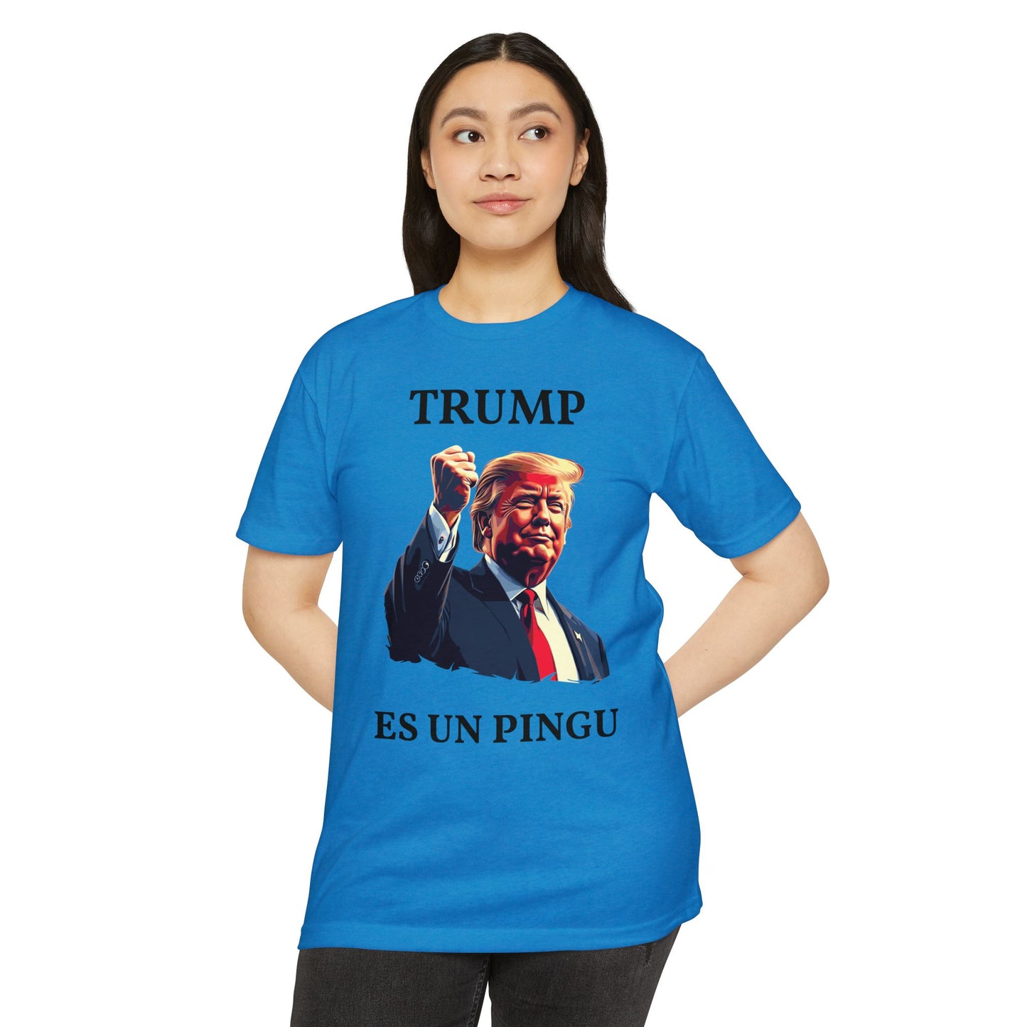 Trump es un Pingú Patriótica Camiseta