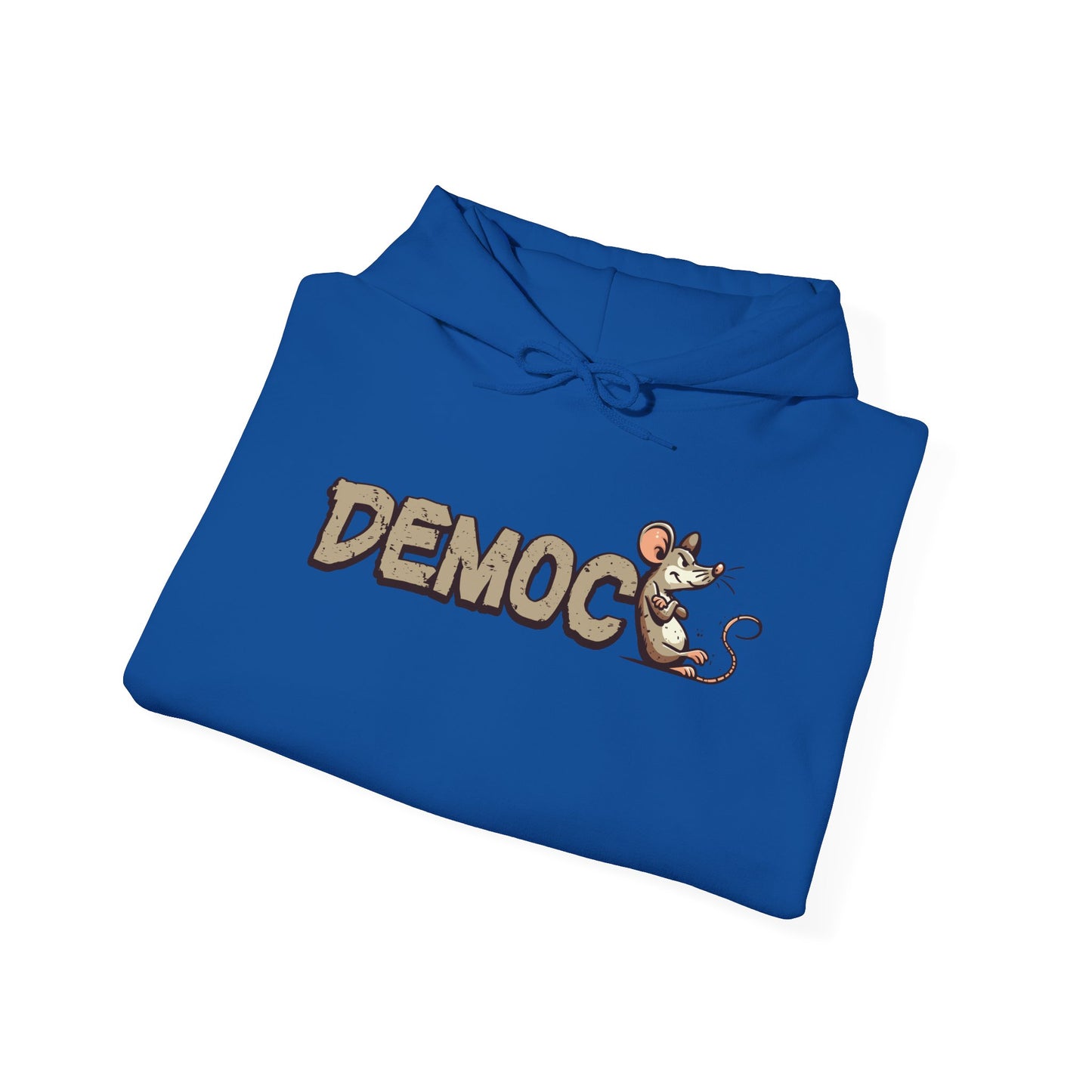 Democ-Rat Funny Political Hoodie