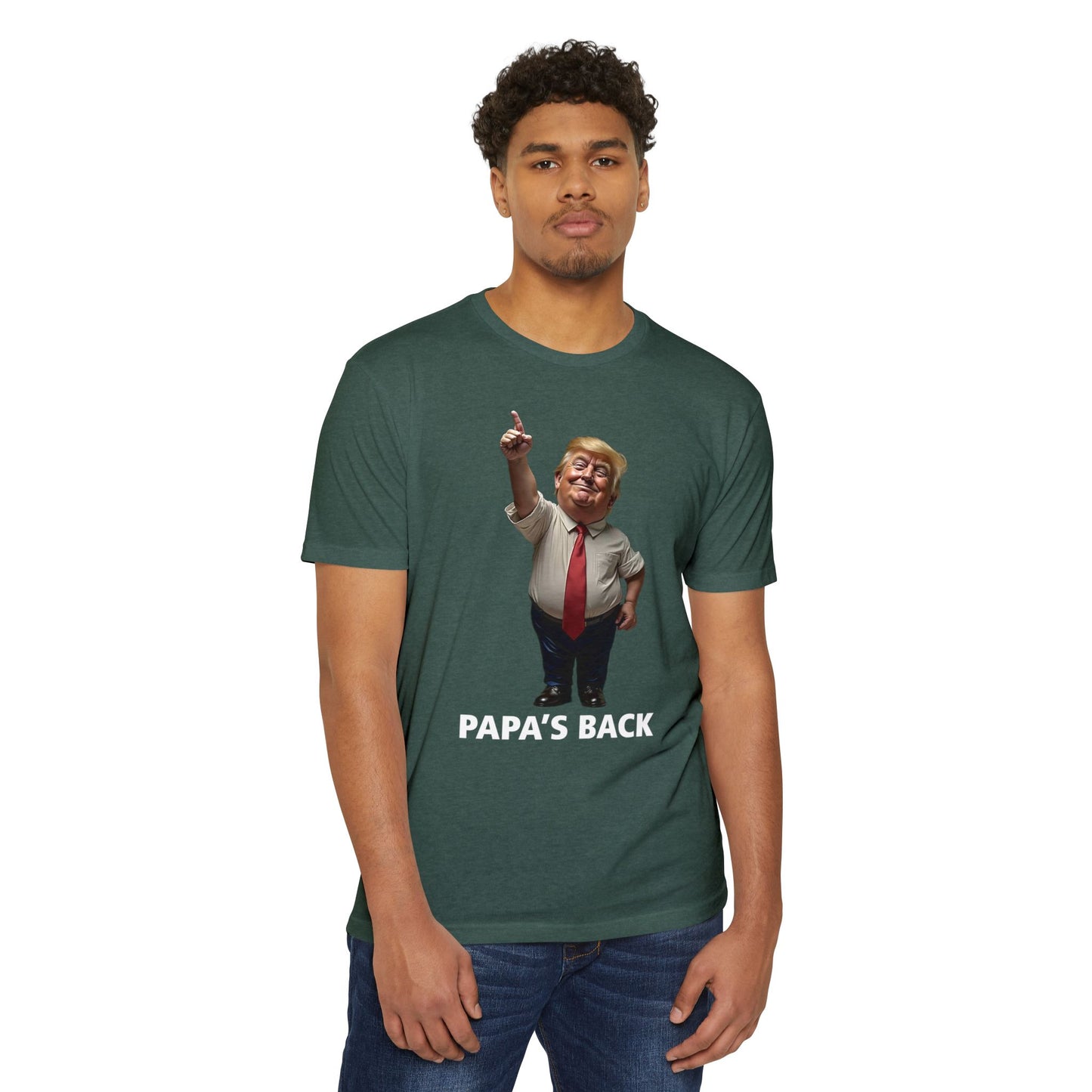 Papa's Back Patriotic T-Shirt