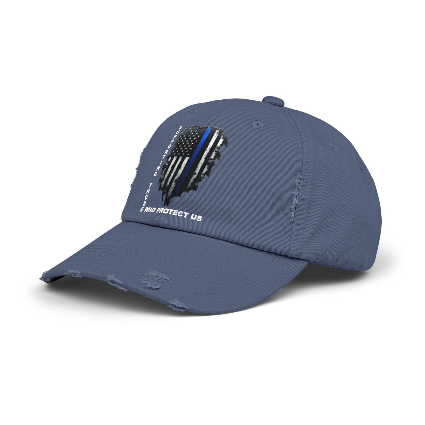 Supporting Those Who Protect Us Patriotic Printed Hat