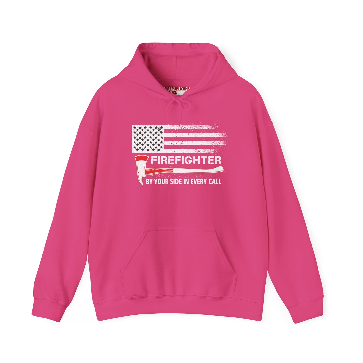 Firefighter Pride Hoodie – By Your Side in Every Call