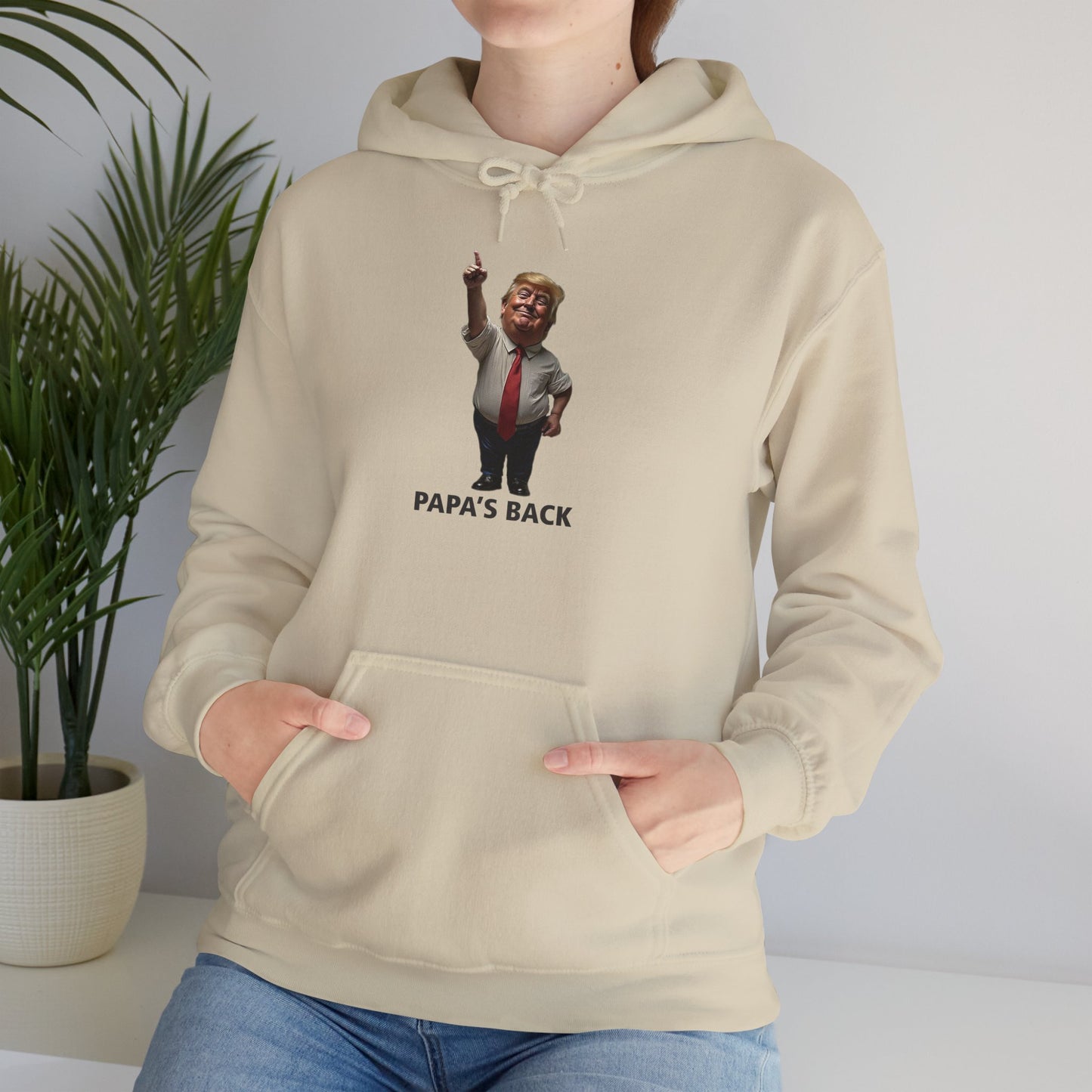 Papa's Back Patriotic Hoodie