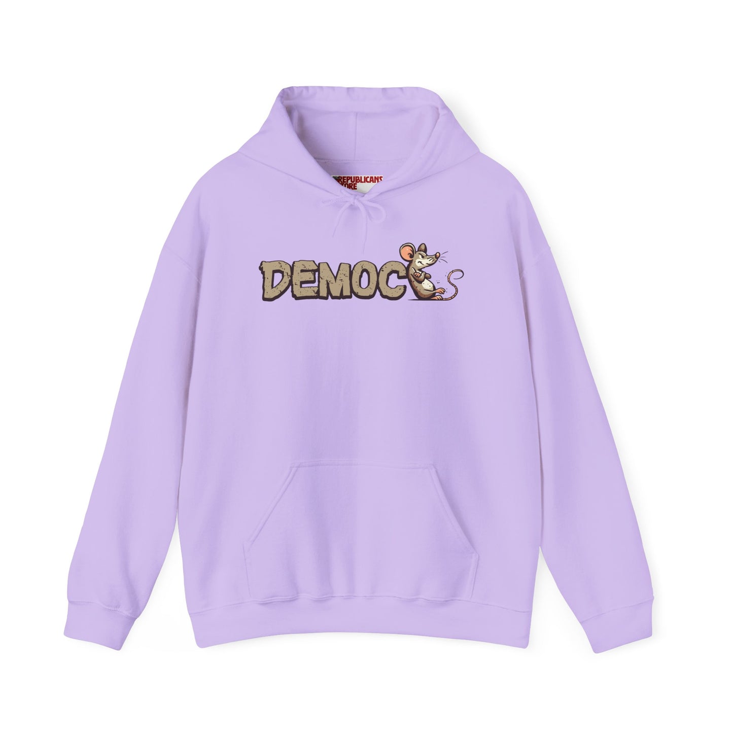 Democ-Rat Funny Political Hoodie