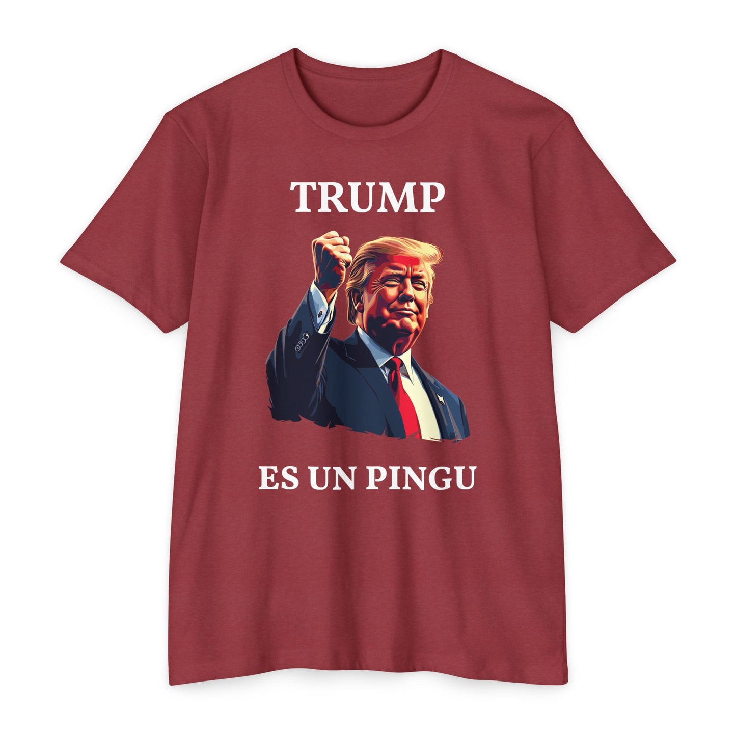 Trump es un Pingú Patriótica Camiseta
