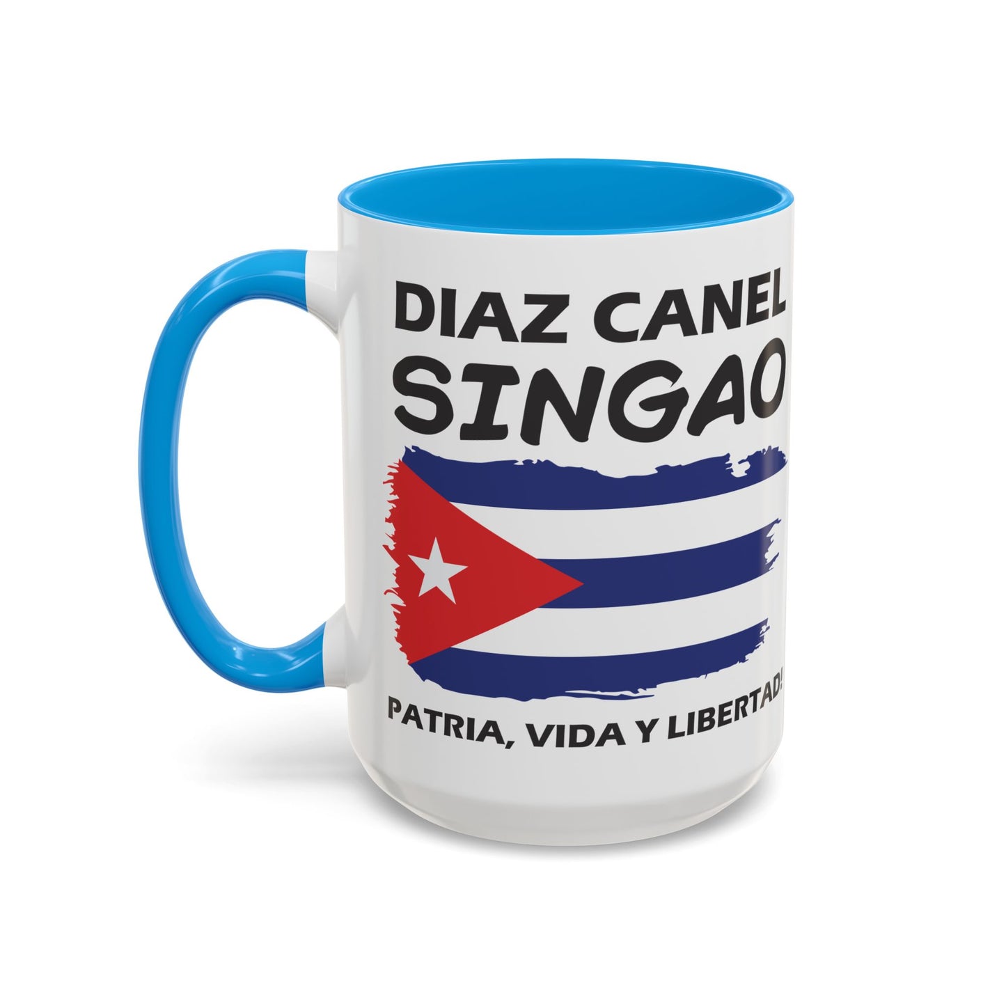 Díaz-Canel Singao Patriótica Taza